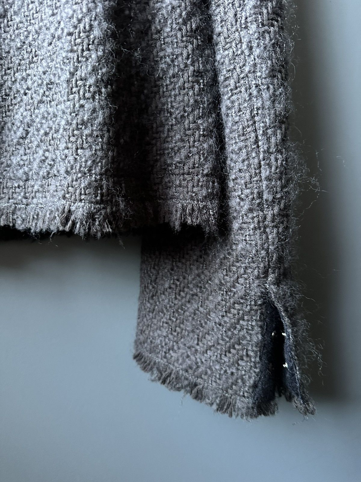 Armani Collezioni Armani Collezioni Knit Blazer Jacket Italy Size L / US 10 / IT 46 - 7 Thumbnail