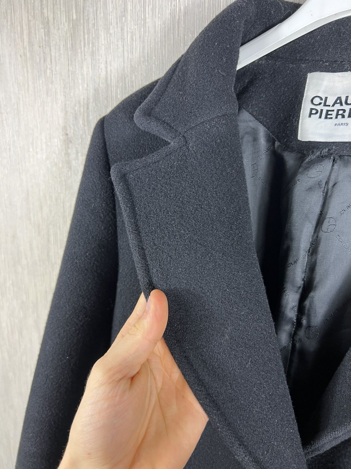 Other Claudie Pierlot Paris long wool coat parka designer jacket Size XS / US 0-2 / IT 36-38 - 13 Thumbnail