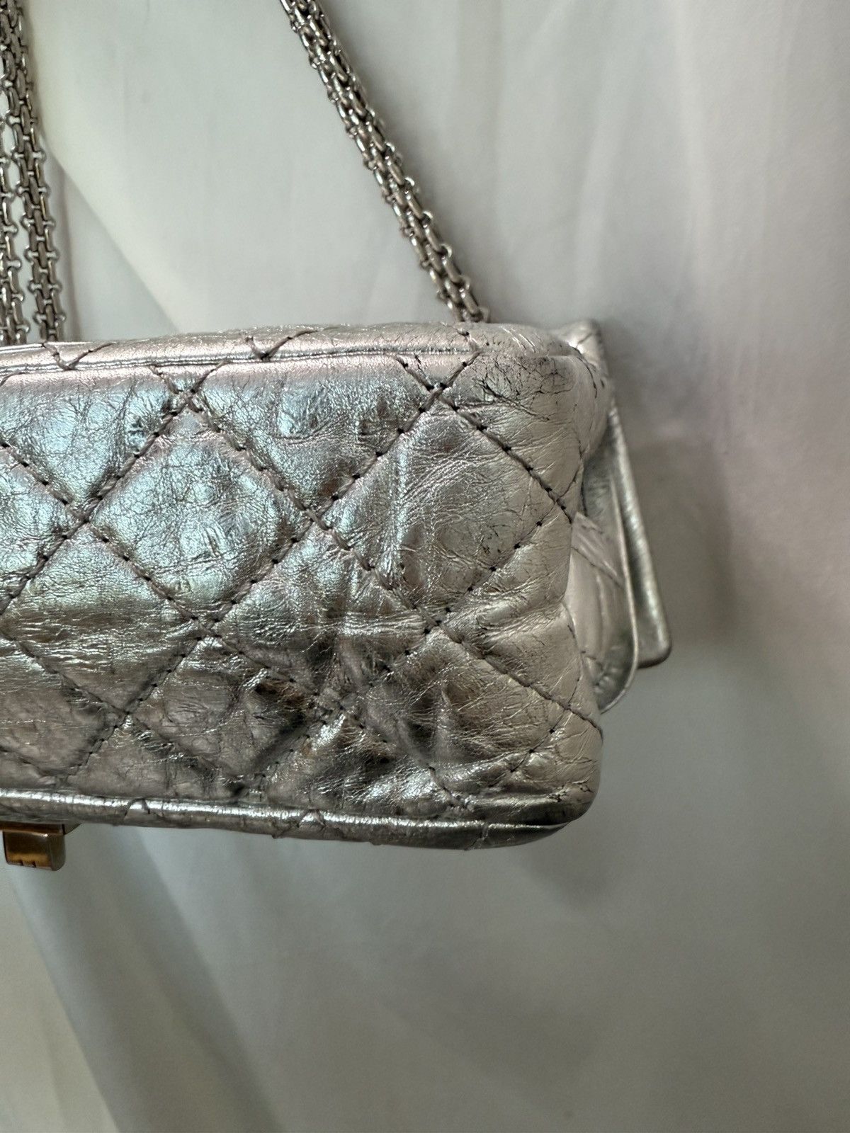Chanel Chanel 2.55 silver shoulder bag Size ONE SIZE - 5 Thumbnail