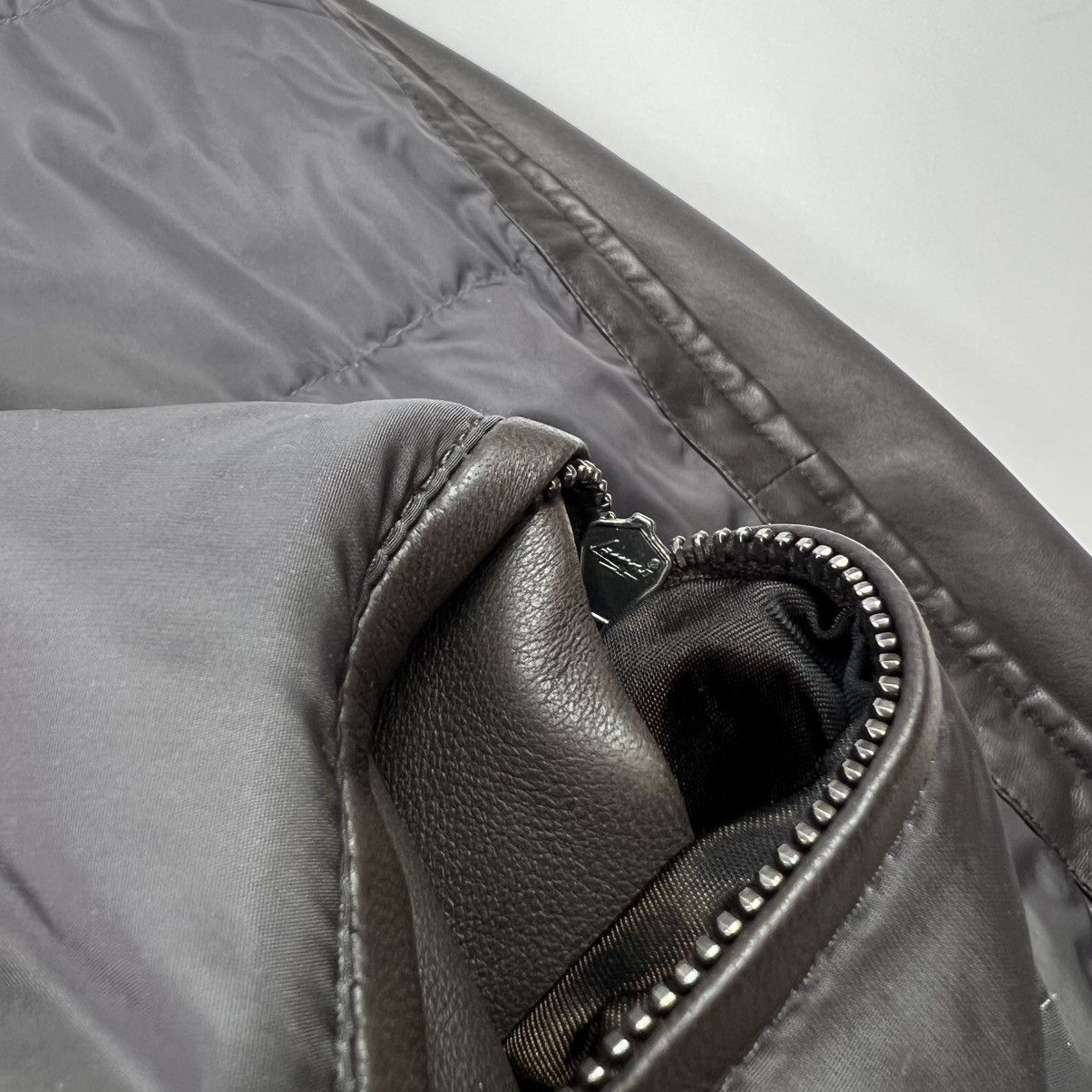 Other Londra Nappa leather down jacket Size US L / EU 52-54 / 3 - 8 Thumbnail