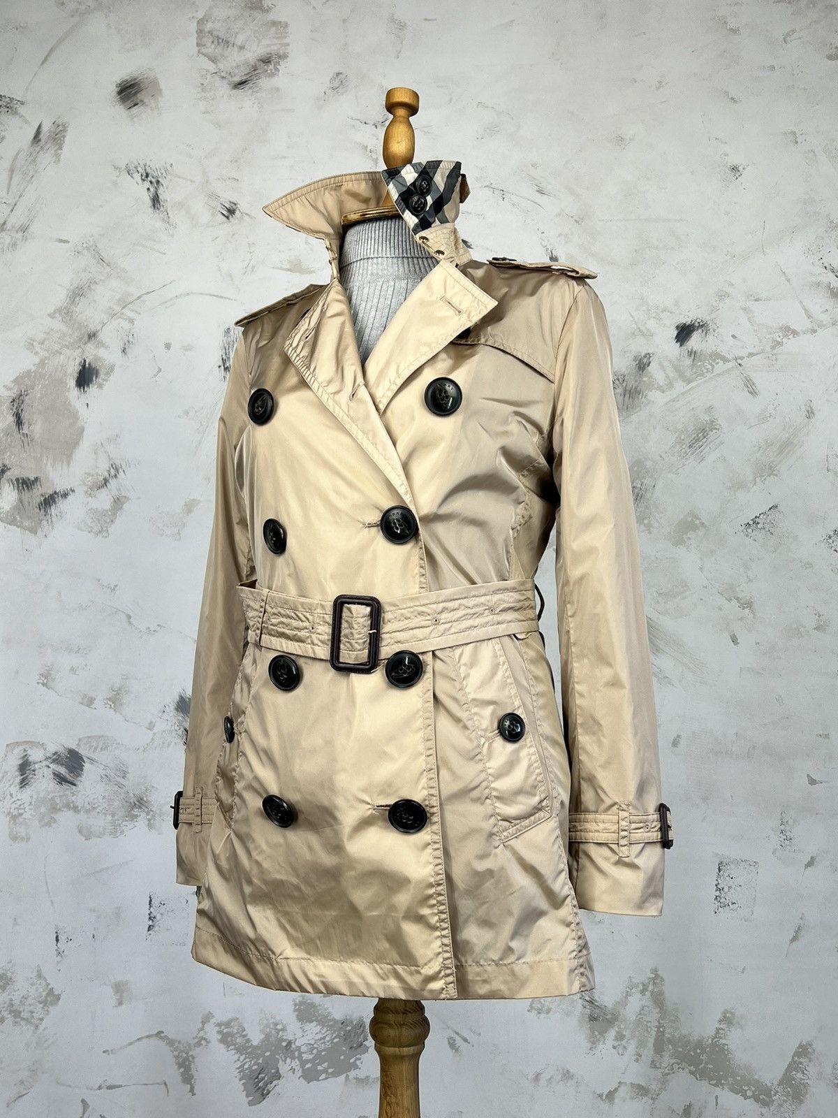 Burberry Burberry Brit Trench Coat Jacket Size XS - S US 4 Size S / US 4 / IT 40 - 3 Thumbnail