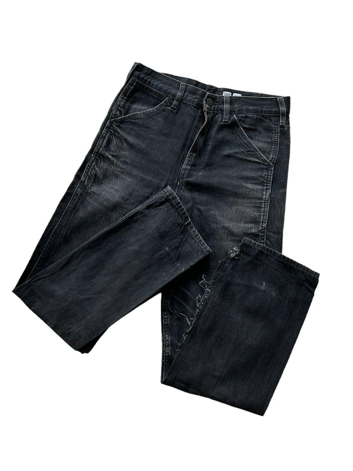 Undercover × Uniqlo UnderCover x uniqlo distressed denim ☠️ Size US 28 / EU 44 - 2 Thumbnail