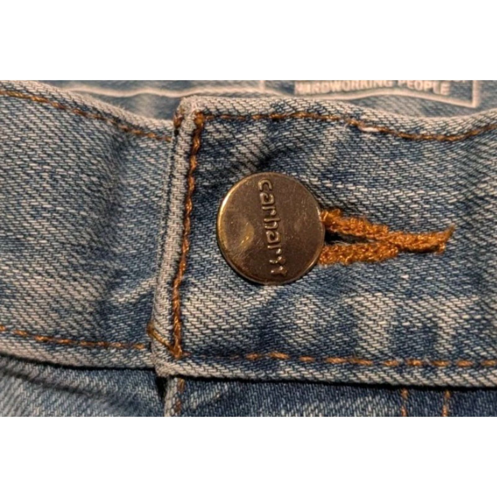 Carhartt Carhartt Jeans Mens 32x32 Blue Rugged Flex Relaxed Fit 5-Pocket Denim BD2804-M Size US 32 / EU 48 - 6 Thumbnail