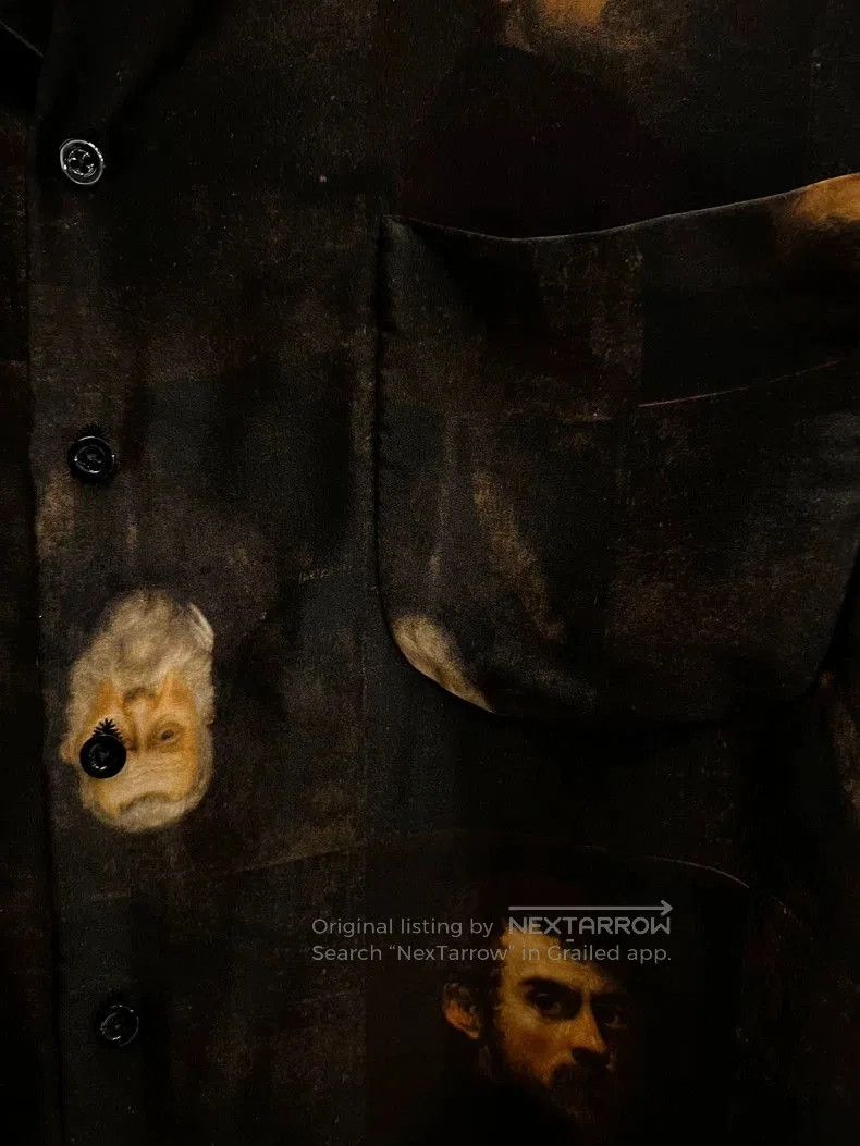 Geoffrey B. Small geoffrey.b.small Oil painting old man printed shirt. Size US L / EU 52-54 / 3 - 3 Thumbnail