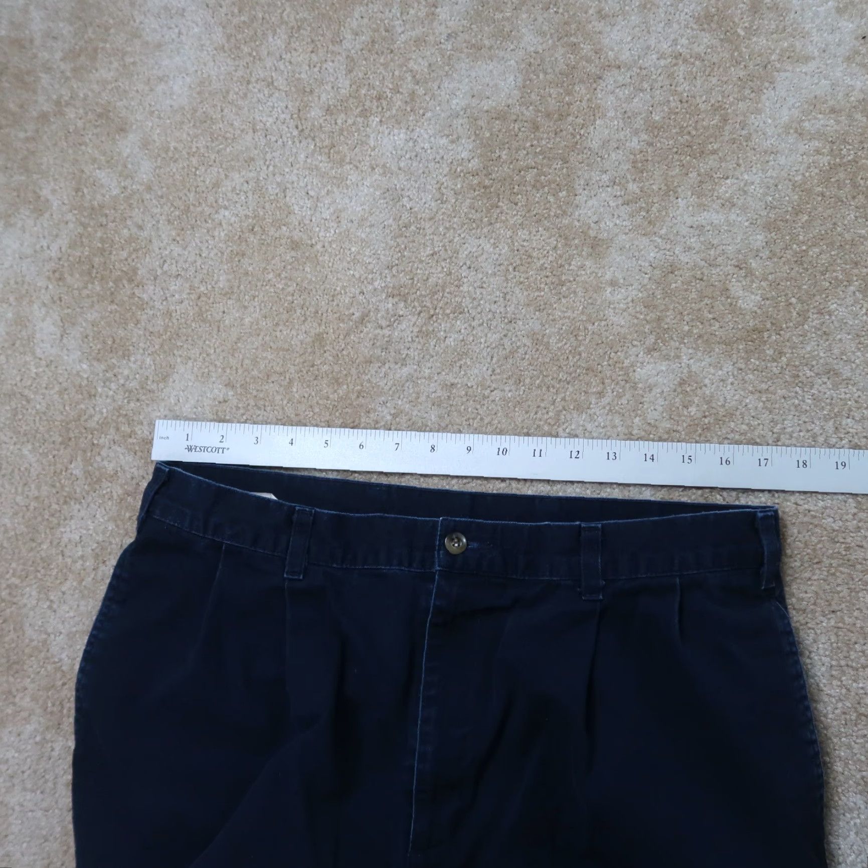 Dockers VINTAGE Dockers Khakis Pants Men 34x30 Blue Pleated Front Straight Leg 5-Pocket Size US 34 / EU 50 - 7 Thumbnail