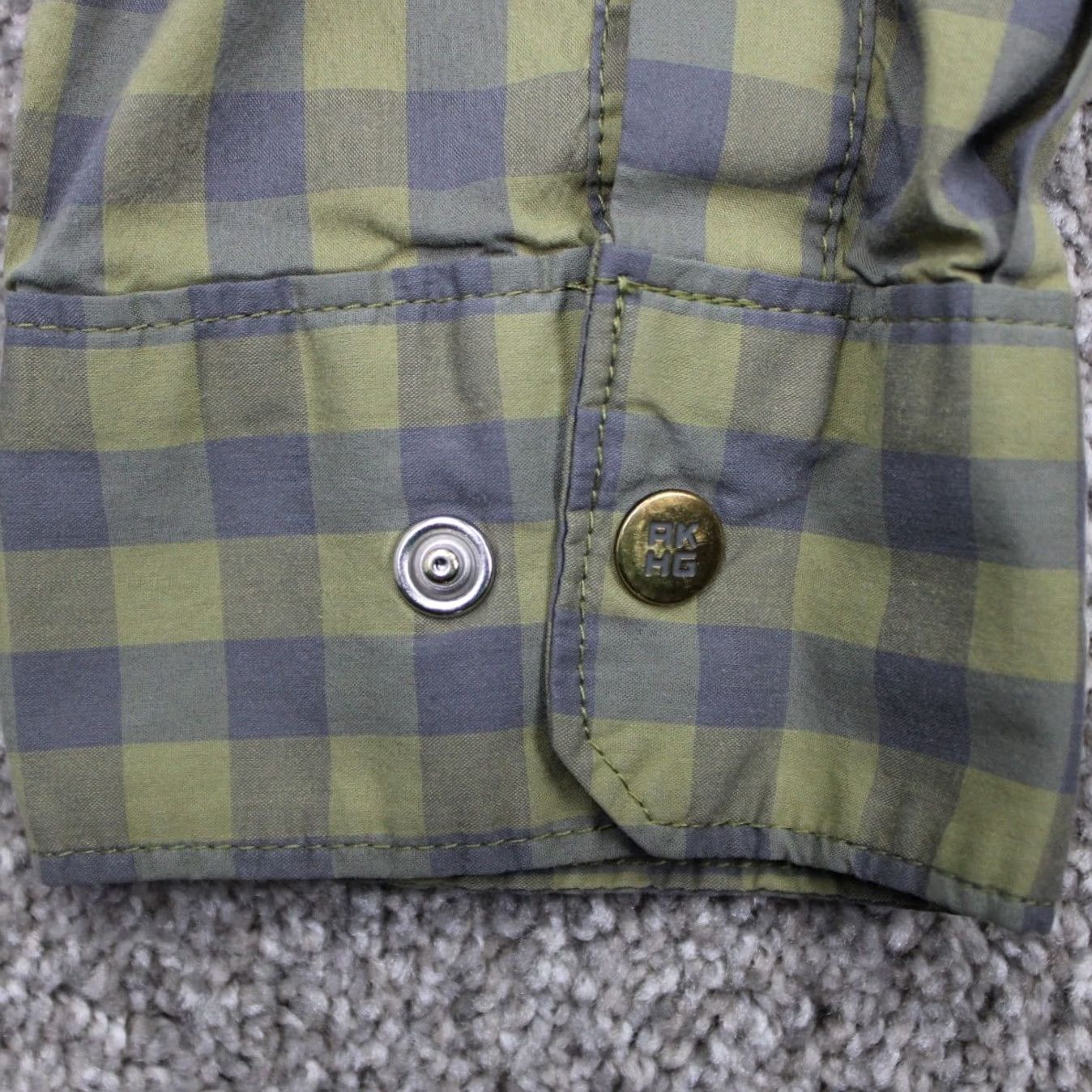 Vintage Alaskan Hardgear by Duluth Shirt Mens Large Green Slim Fit L/S Button-Up Plaid Outdoor Casual Workwear Long Sleeve Mens Size US L / EU 52-54 / 3 - 7 Thumbnail