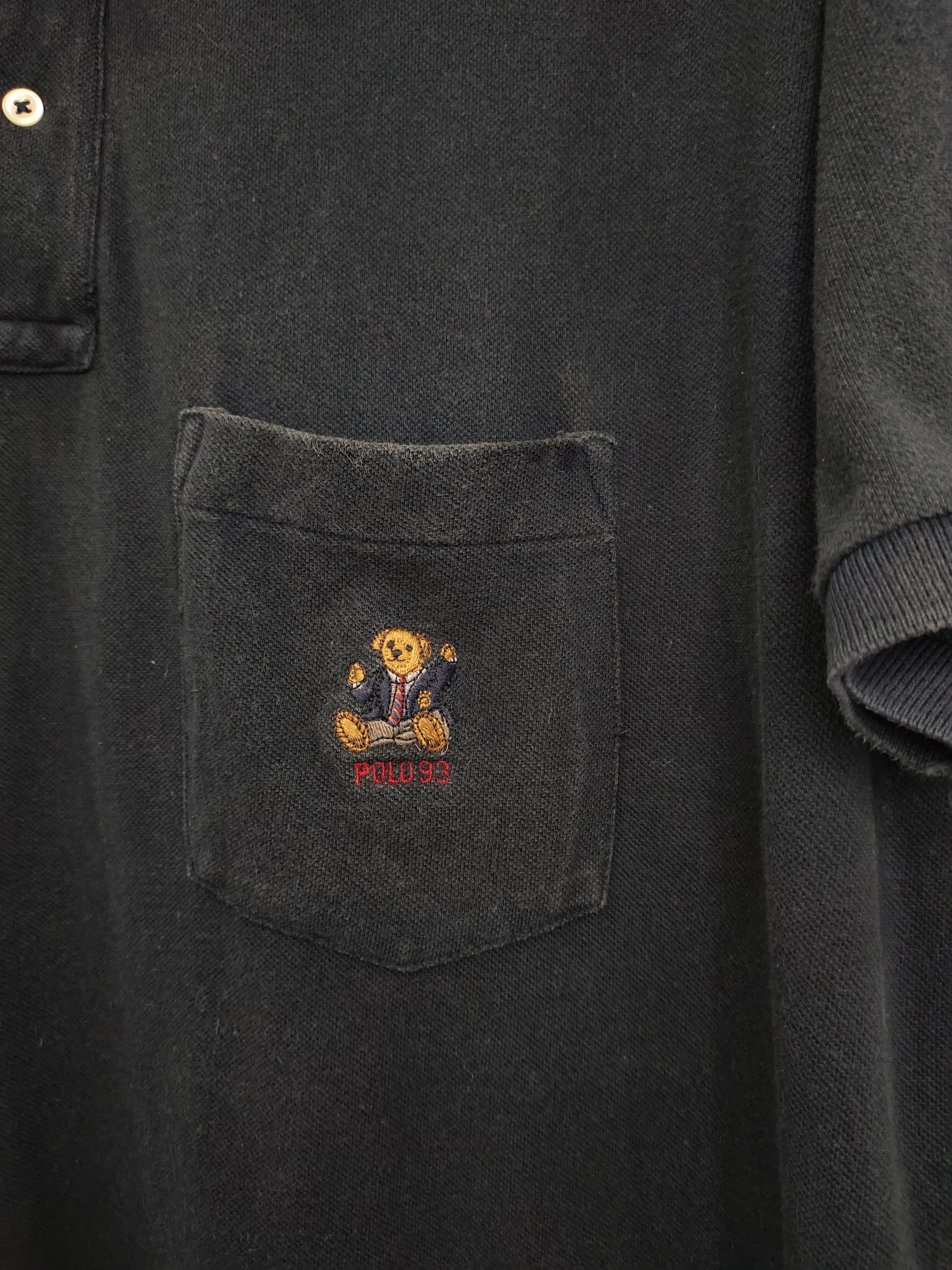 Polo Ralph Lauren × Vintage Vintage 90s Polo Bear Ralph Lauren Polo Tee Size US XL / EU 56 / 4 - 4 Thumbnail