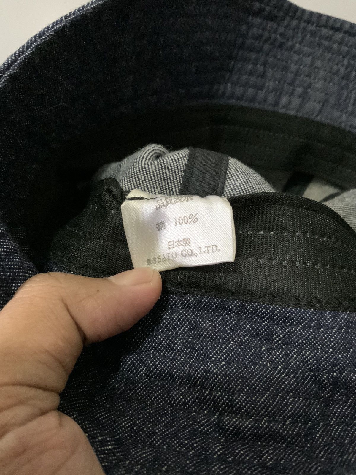 Denime Zero Quater Denim Bucket Hat Size ONE SIZE - 11 Thumbnail
