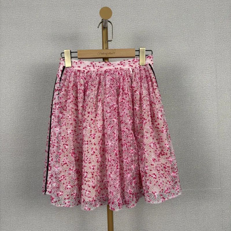 Fendi Fendi Pink Polyester Women's Half Skirt 0089 Size 23" - 1 Thumbnail