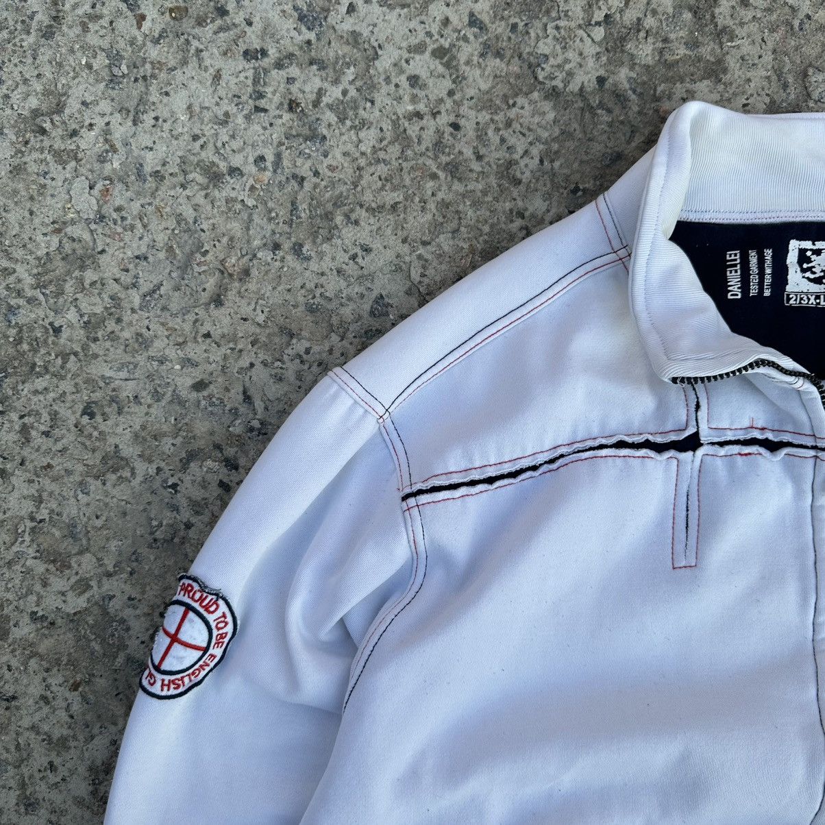 New England Outerwear Vintage Japanese Style Zip Bomber England Y2K 00s USA Size US XXL / EU 58 / 5 - 4 Thumbnail