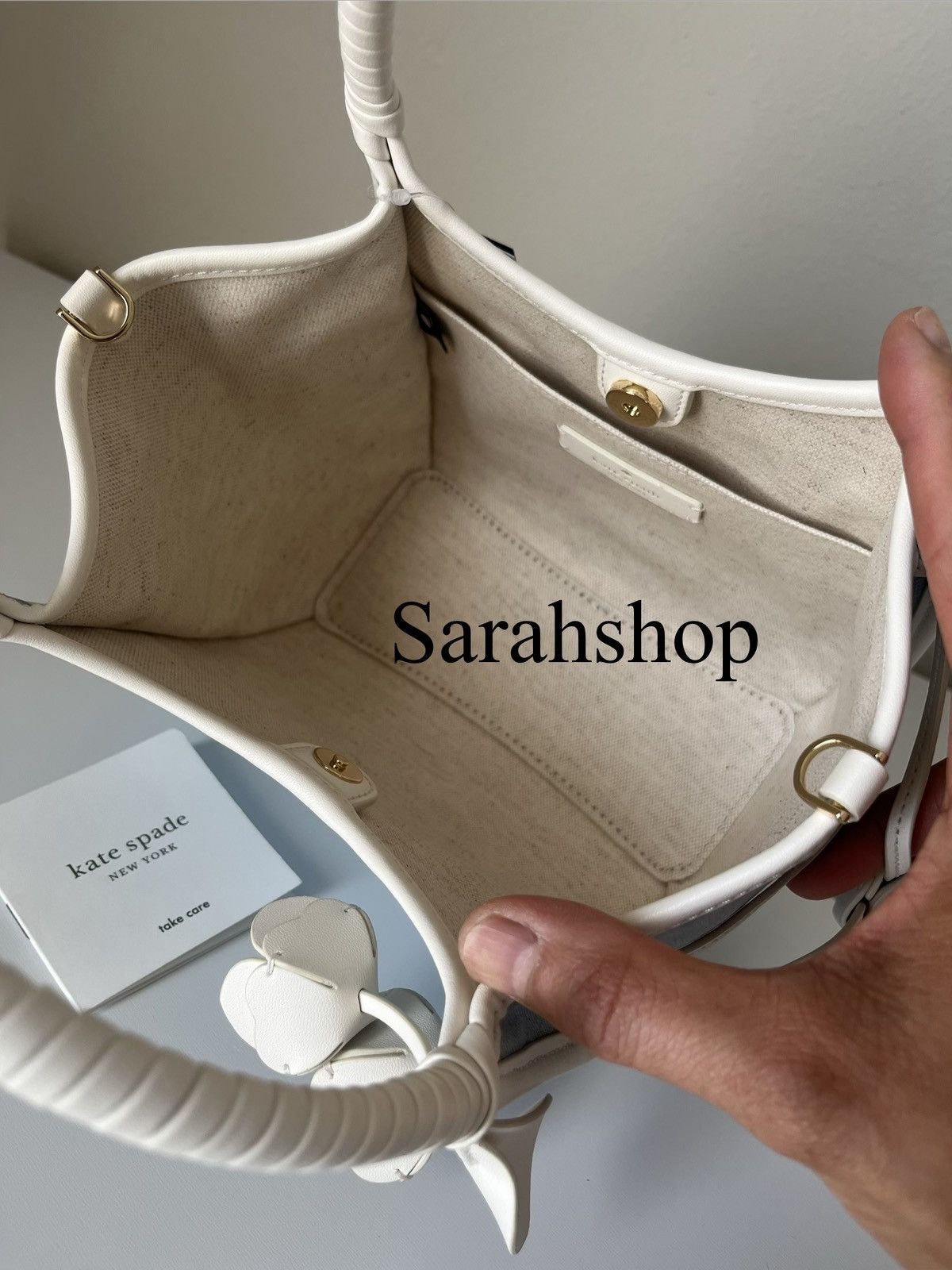 Kate Spade Kate Spade Stash Denim Floral Small Carryall Bag Size ONE SIZE - 8 Thumbnail