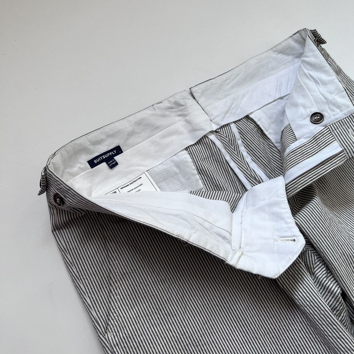 Suitsupply Suitsupply Pure cotton stripped pants Size US 32 / EU 48 - 3 Thumbnail