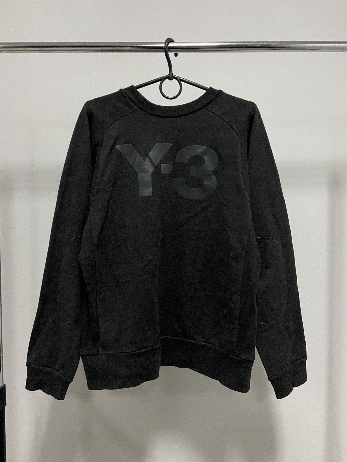 Vintage × Y-3 × Yohji Yamamoto Y-3 Yohji Yamamoto sweatshirt big Logo Vintage Adidas Size US M / EU 48-50 / 2 - 1 Thumbnail