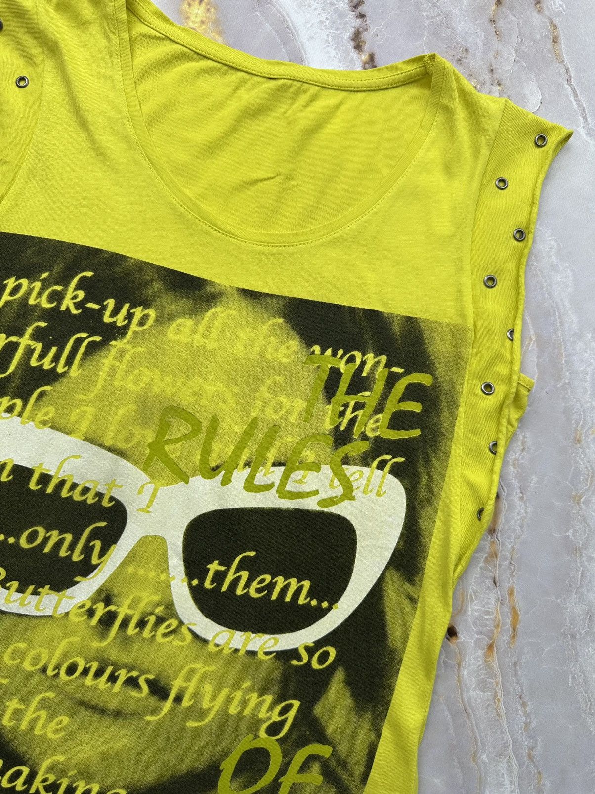 Japanese Brand Vintage Printed Tank Top Size S / US 4 / IT 40 - 3 Thumbnail