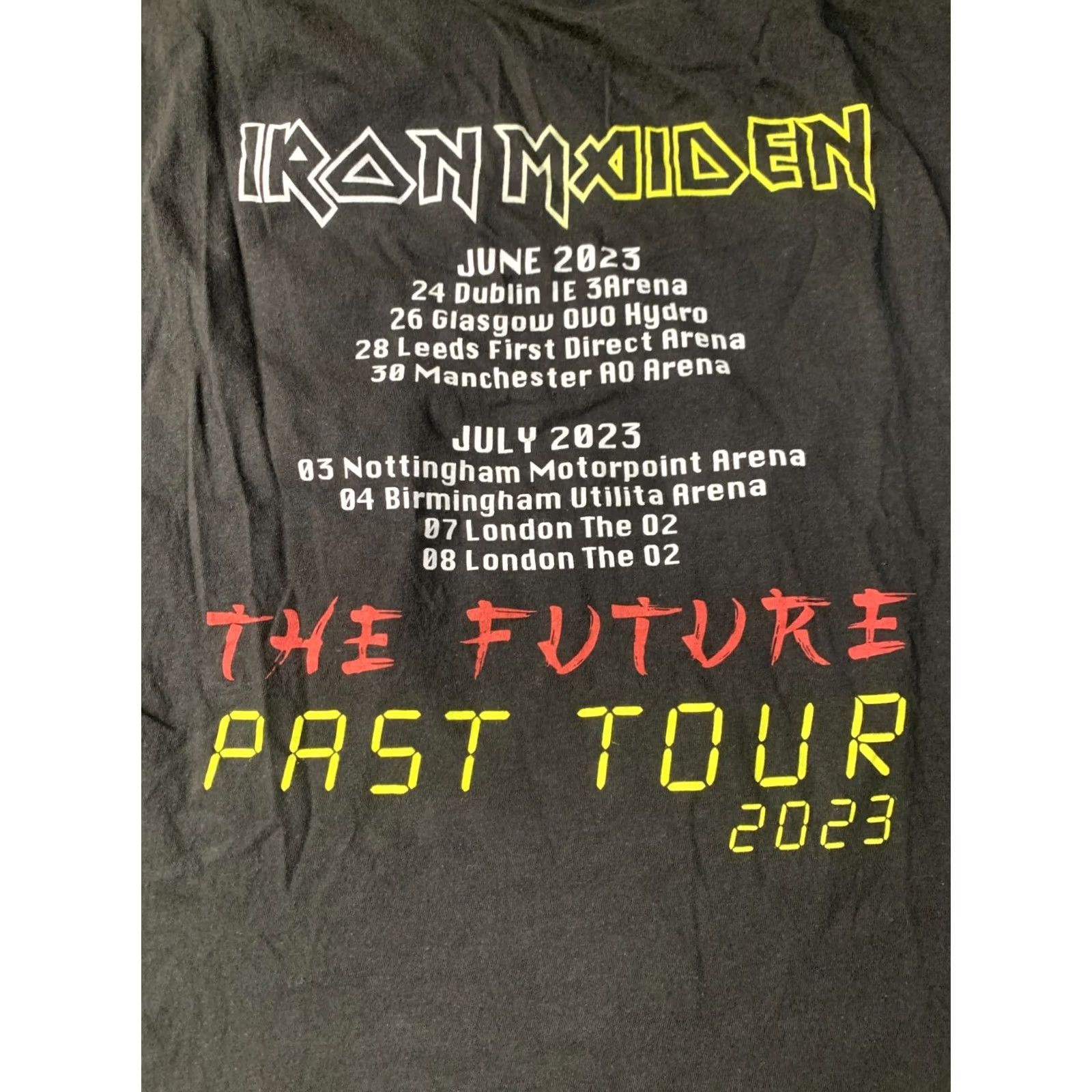 ESPIRIT IR﻿ON MAIDEN The Future Past Tour 2023 WOMEN T-Shirt Tee Jersey NEW SPIRIT Size L Black Rock 2023 Women Shirt Ladies Short Sleeve Crew Neck Size L / US 10 / IT 46 - 8 Thumbnail