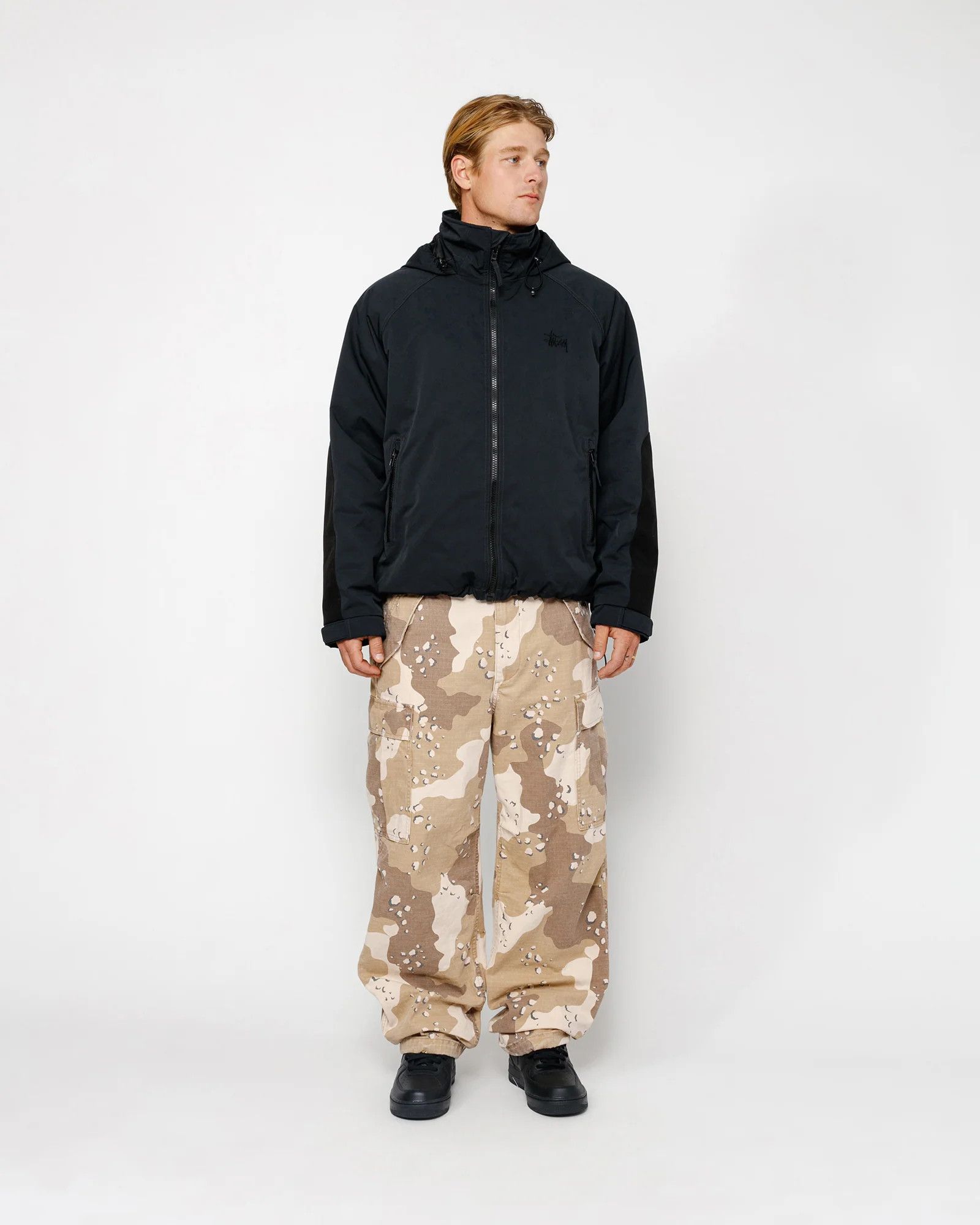 stussy SHORT MILITARY PARKA
