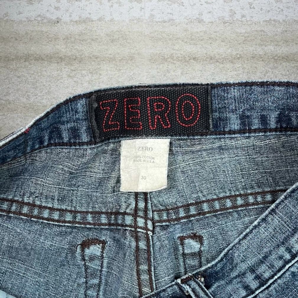 Vintage Vintage 90s Zero Jeans 28x32 Medium Wash Skate Made in USA Size 28" / US 6 / IT 42 - 4 Thumbnail