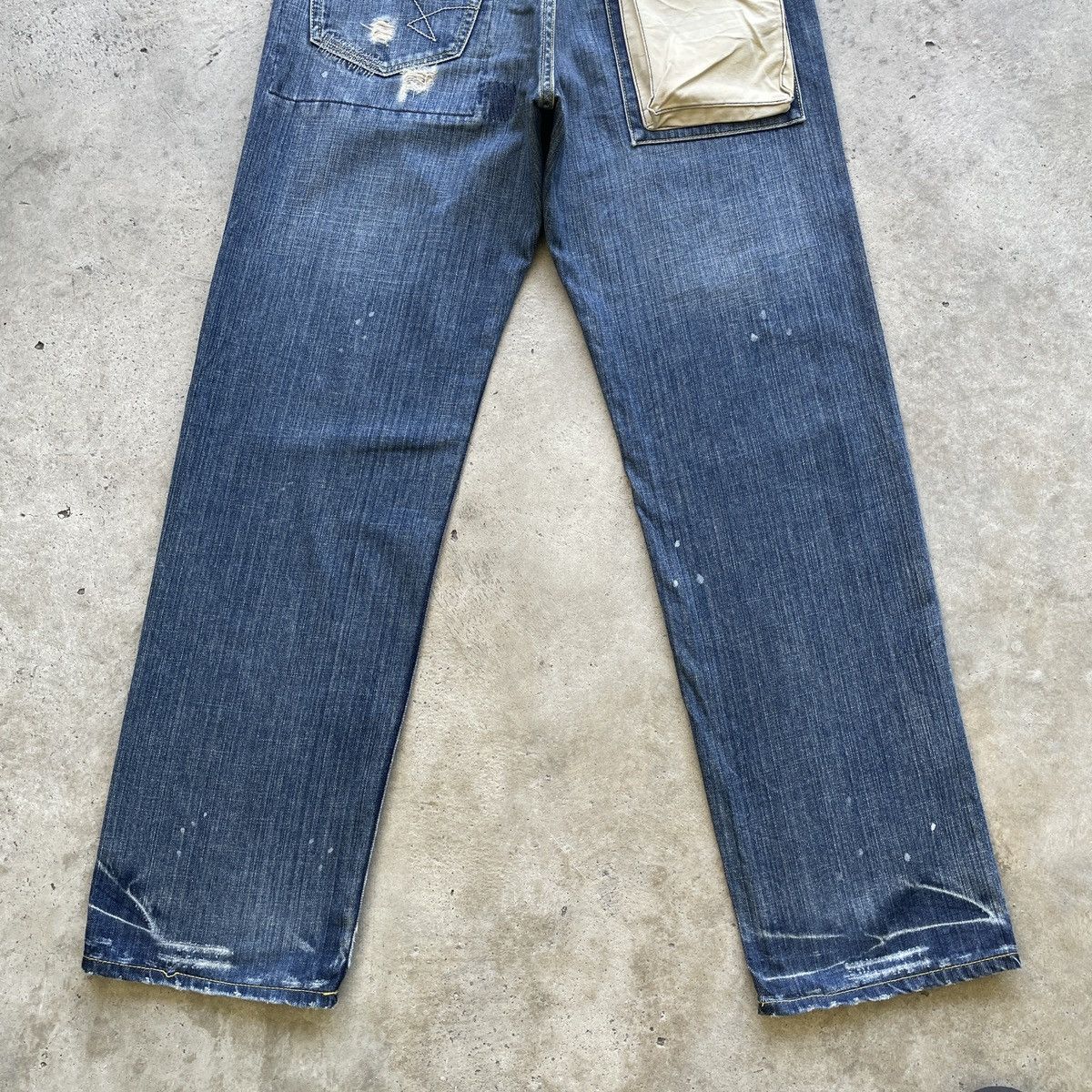 Japanese Brand × Jean × Vintage Vintage Japan Flash Report Distressed Faded Jeans Pants W32 Size US 33 - 13 Thumbnail