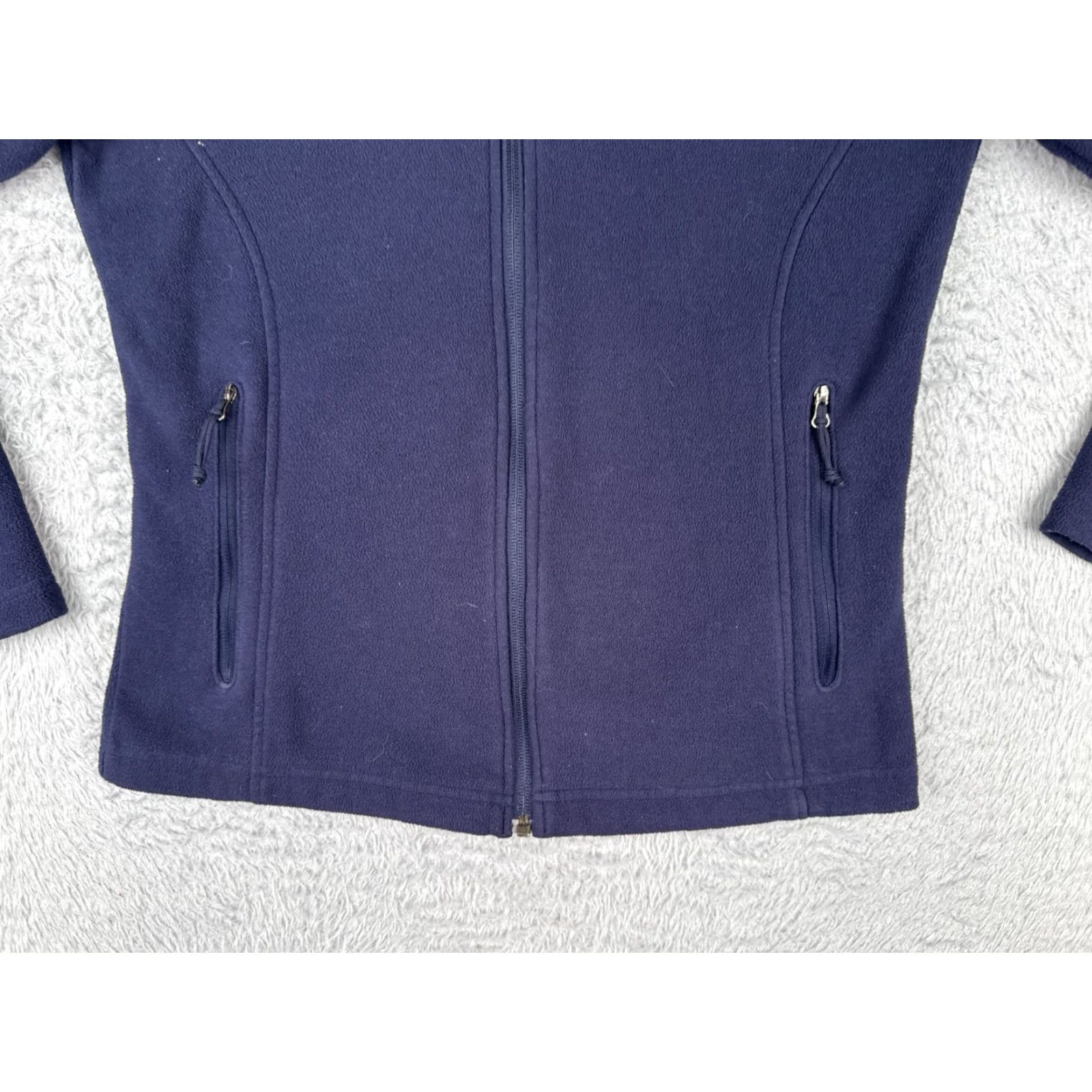 Vintage Columbia Jacket Womens Small Blue Full Zip 100% Polyester Fleece Mock Neck Size S / US 4 / IT 40 - 5 Thumbnail