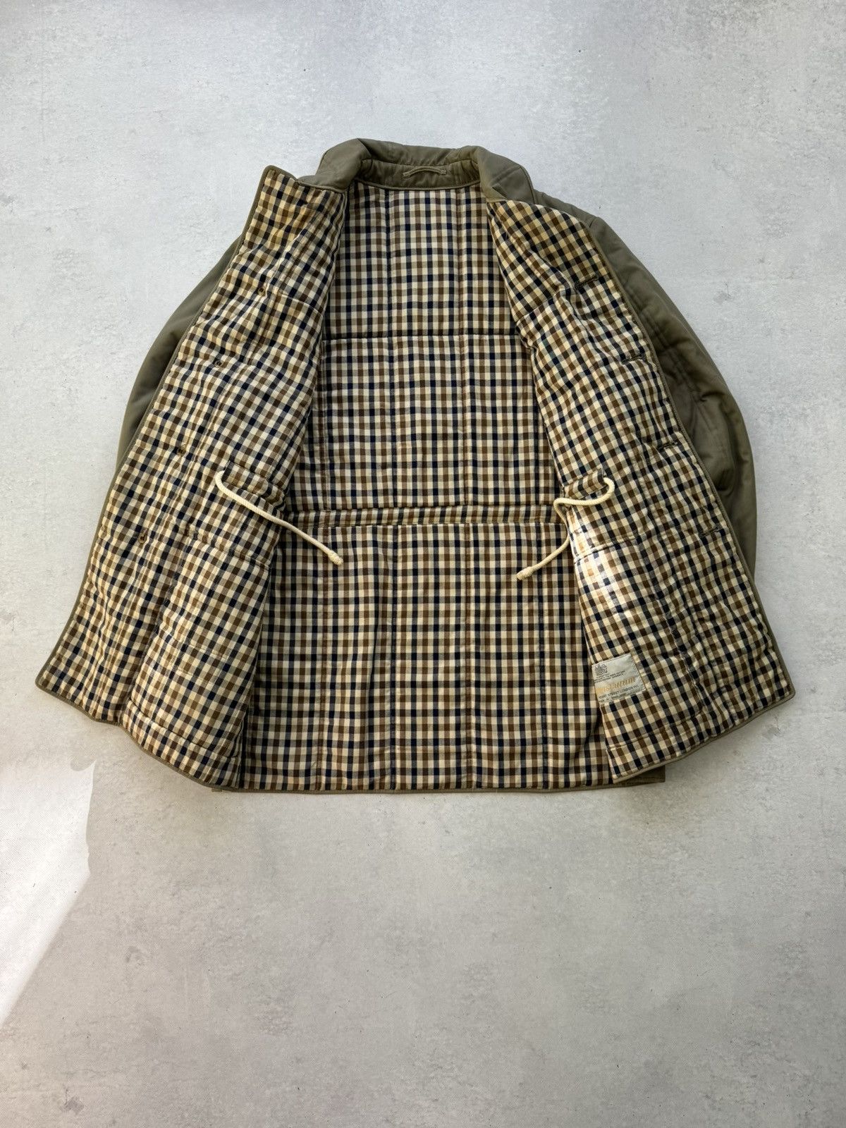 Aquascutum Aquascutum Quilted Short Coat Green Vintage Size US XL / EU 56 / 4 - 5 Thumbnail