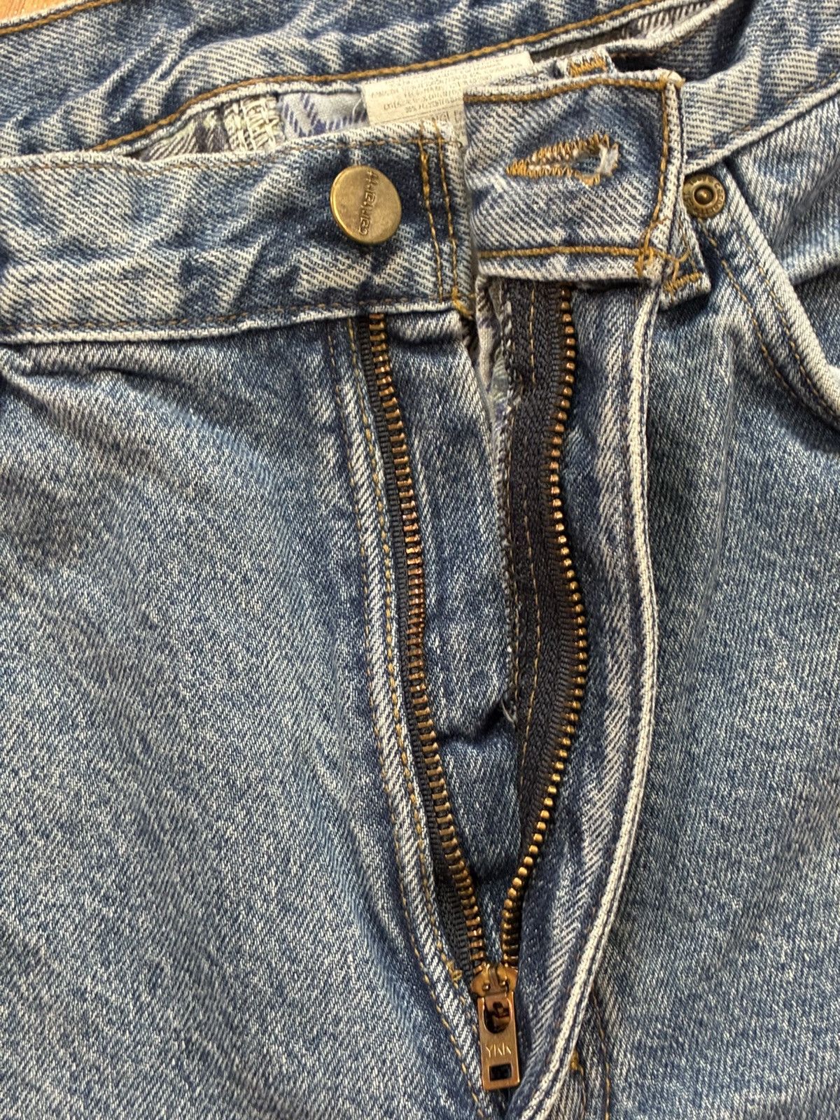 Carhartt 34x30 - Vintage Carhartt Flannel Lined Denim Jeans B21-DST Size US 34 / EU 50 - 21 Thumbnail