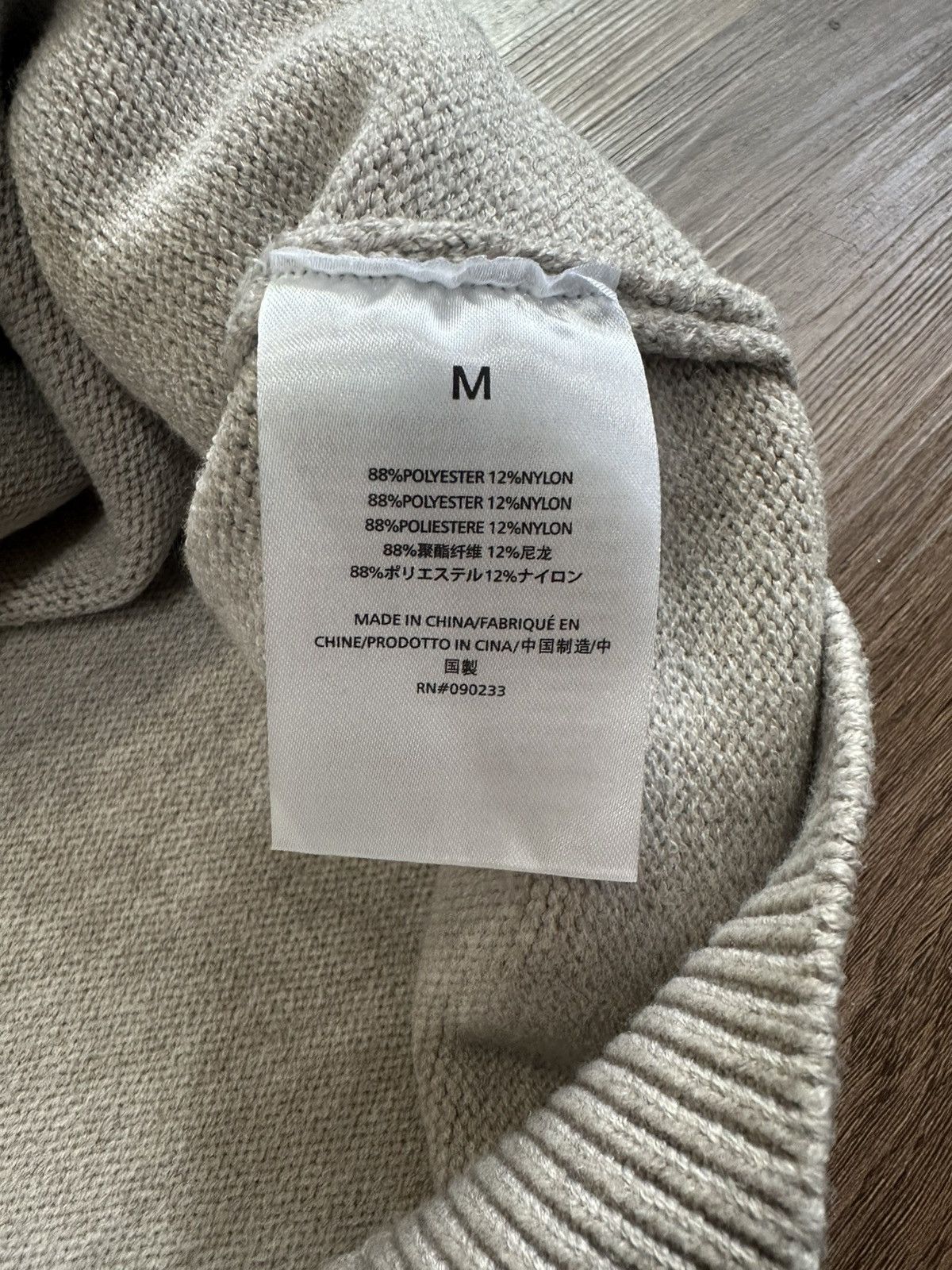 Fear of God Fear of God Essentials Dark Heather Knit Polo Size US M / EU 48-50 / 2 - 6 Thumbnail