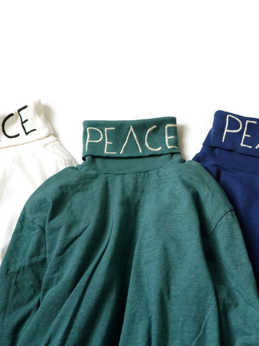 Kapital Kapital high neck PEACE embroidery Long Sleeve T-shirt Size US S / EU 44-46 / 1 - 2 Thumbnail