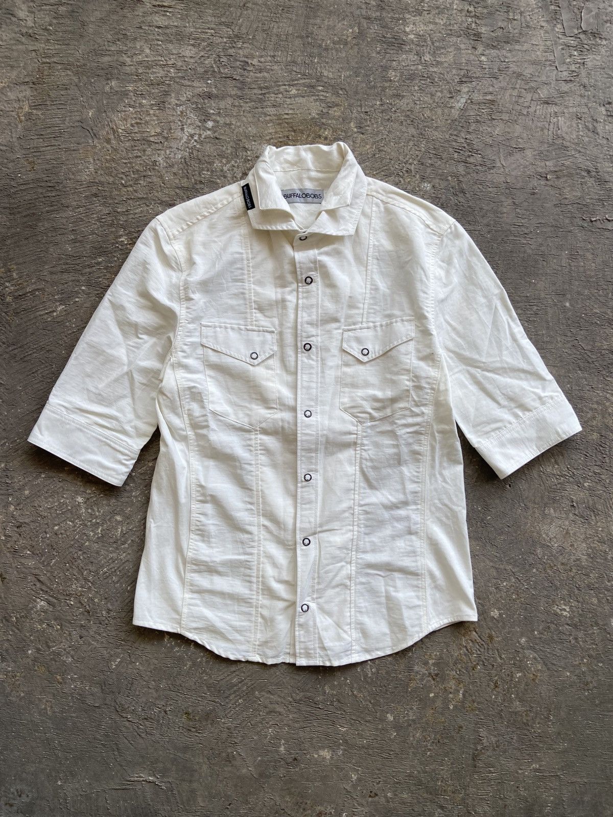 BUFFALO BOBS 2000s Buffalo Bobs - Vkei Style Layered 3/4 Slevee Shirt Size US M / EU 48-50 / 2 - 1 Thumbnail