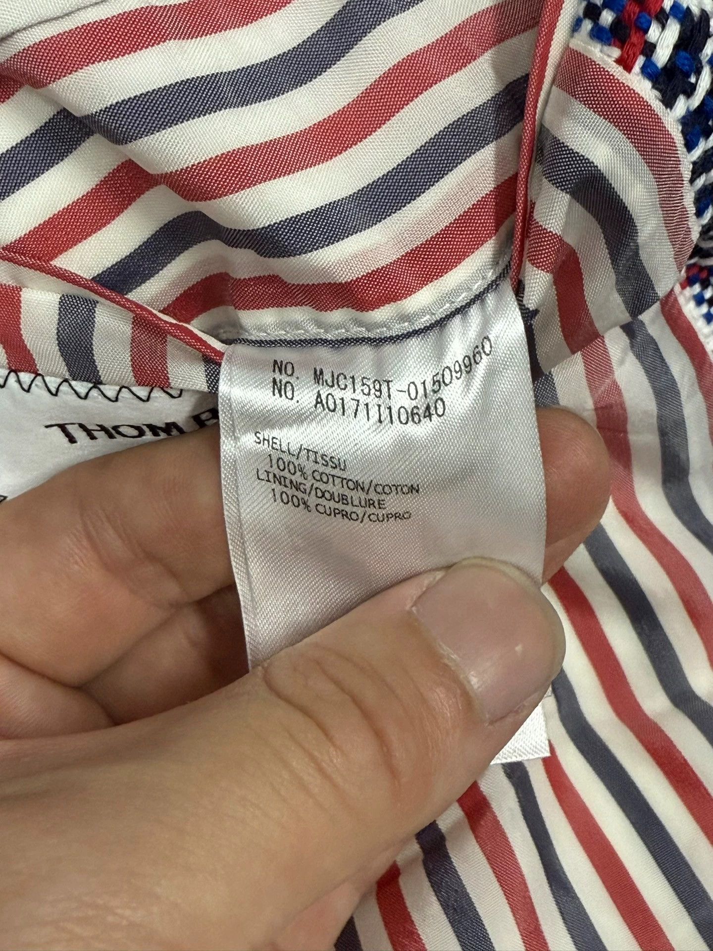 Thom Browne Thom Browne Runway Raw Hem Gold Button Slim Unisex Suit 0 Size XS / US 0-2 / IT 36-38 - 5 Thumbnail