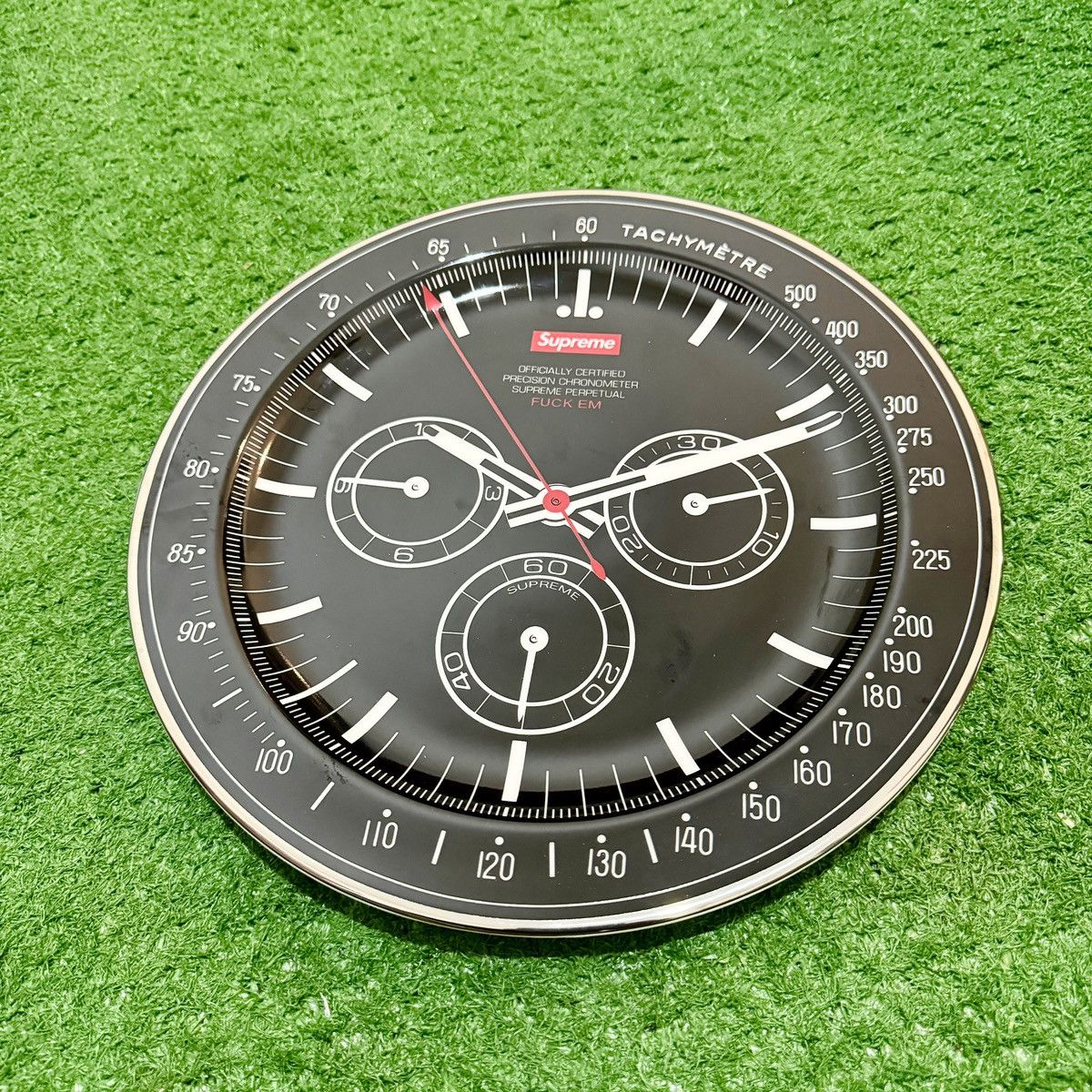 Supreme SUPREME 'Tachymeter/Daytona' Watch Plate F/W '20 Black NEW Size ONE SIZE - 3 Thumbnail