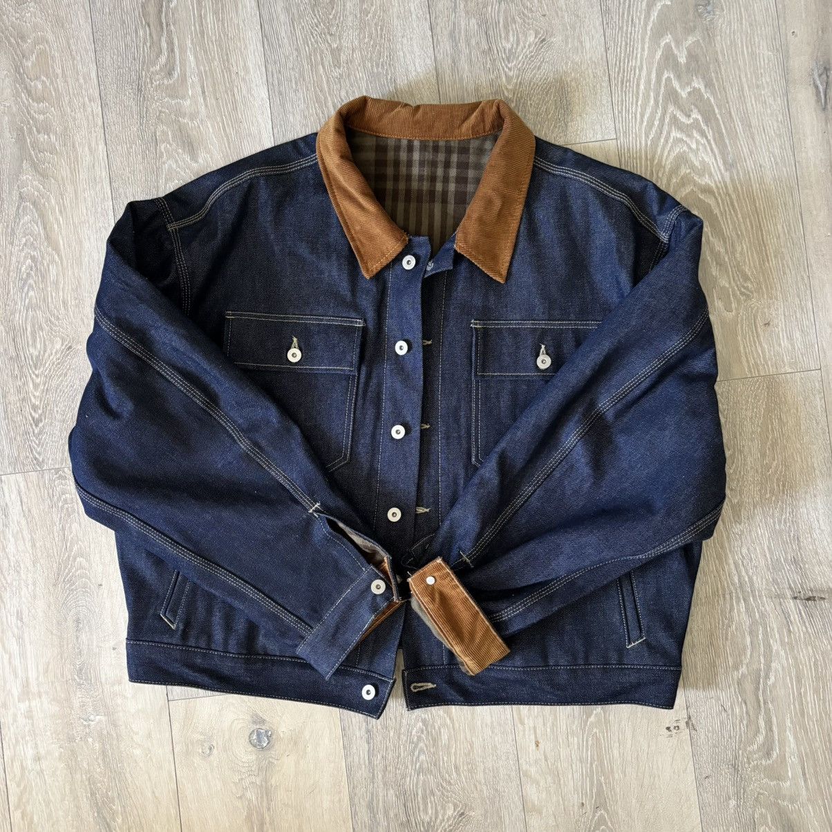 Yeezy Season Yeezy Season 6 Flannel Lined Denim Jacket