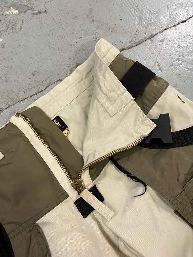 Jean Paul Gaultier AW2003 Jean Paul Gaultier Bondage Beige Cargo Parachute Pants Size US 39 - 15 Thumbnail