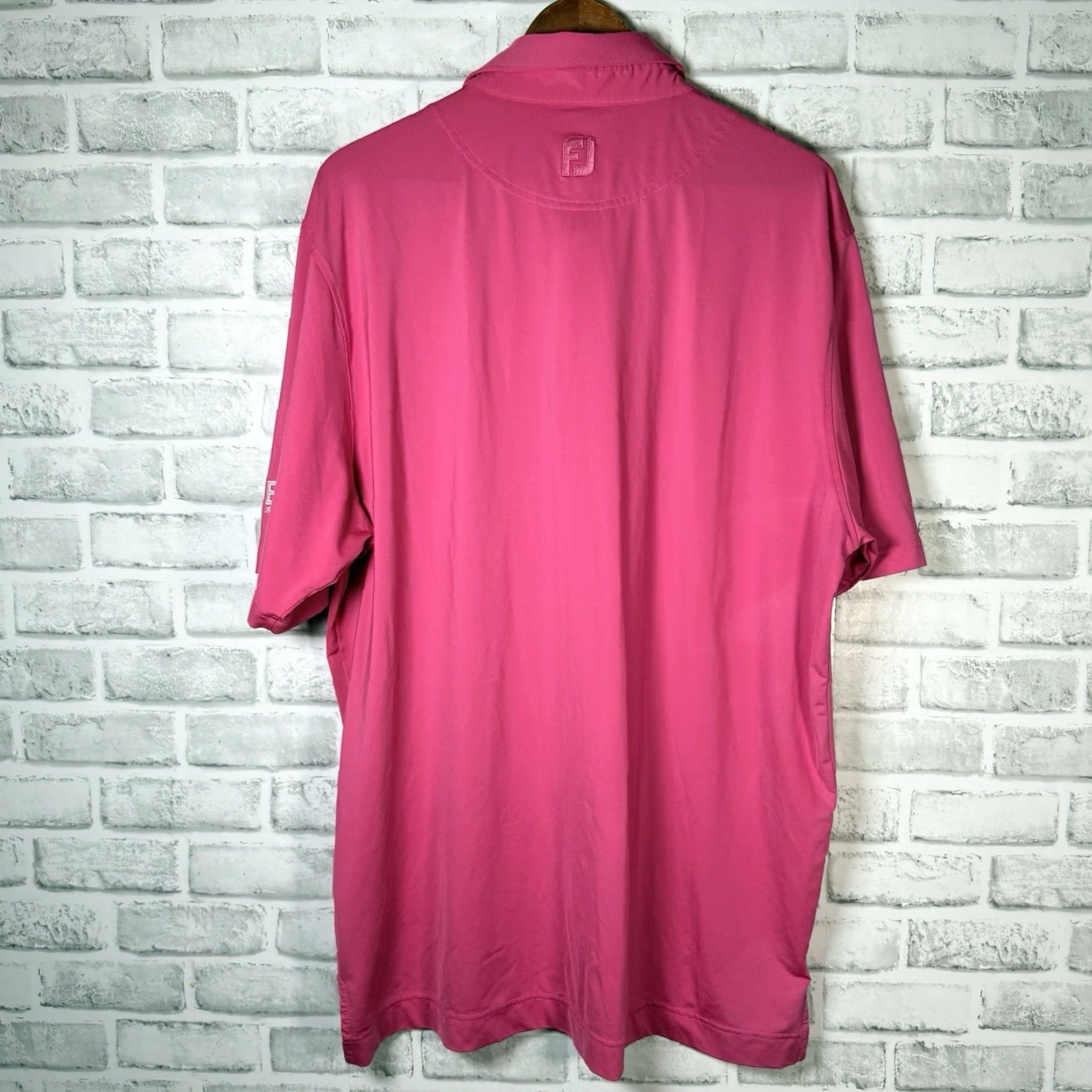 Footjoy VINTAGE FootJoy Polo Shirt Men XL Athletic Pink Sportswear Size US XL / EU 56 / 4 - 5 Thumbnail