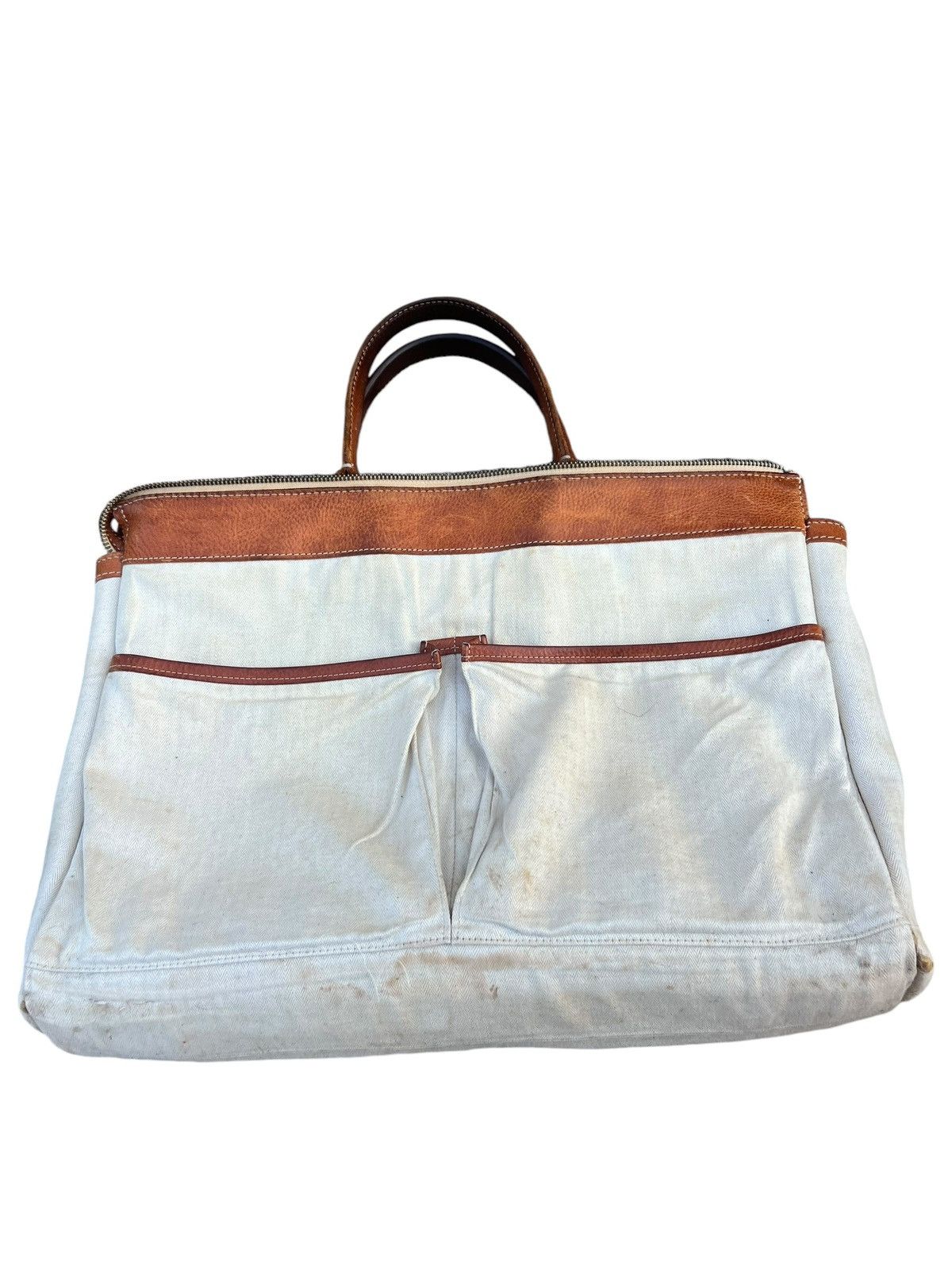 Leather dan Genten Japan Distress Muddy Patina Leather Bag Handle Size ONE SIZE - 22 Thumbnail
