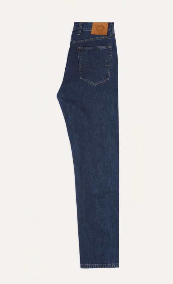 Drake's Stone Wash 14.2oz Japanese Selvedge Denim Five-Pocket Jeans Size US 32 / EU 48 - 6 Thumbnail