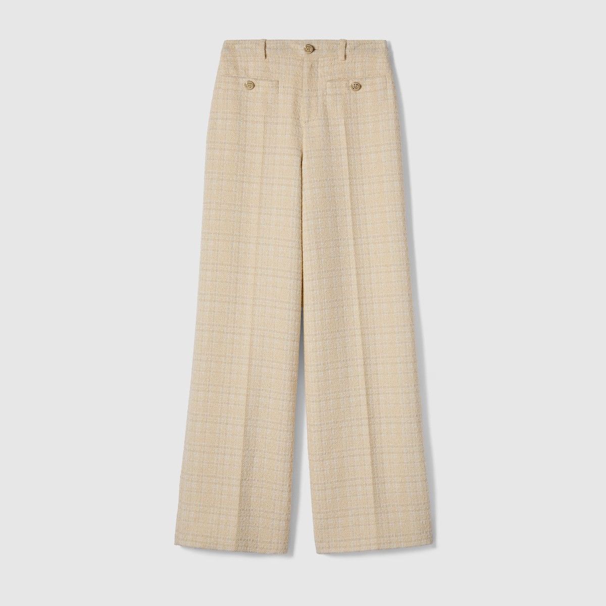 Gucci Gucci Cotton Tweed Pants tag size 42 Women - USA Duties Paid Size 28" / US 6 / IT 42 - 1 Thumbnail