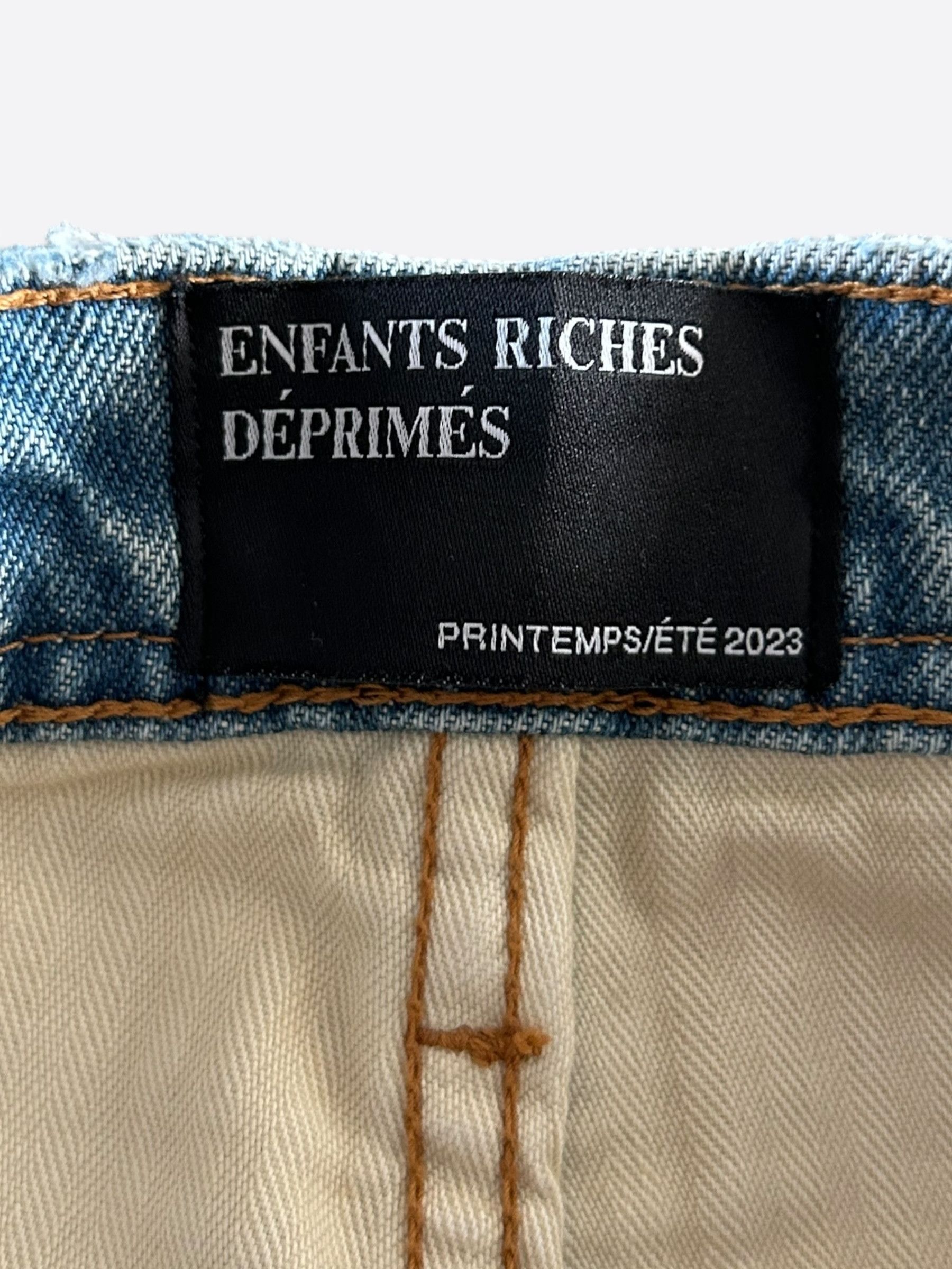 Deprimes Blue Distressed Flared Jeans