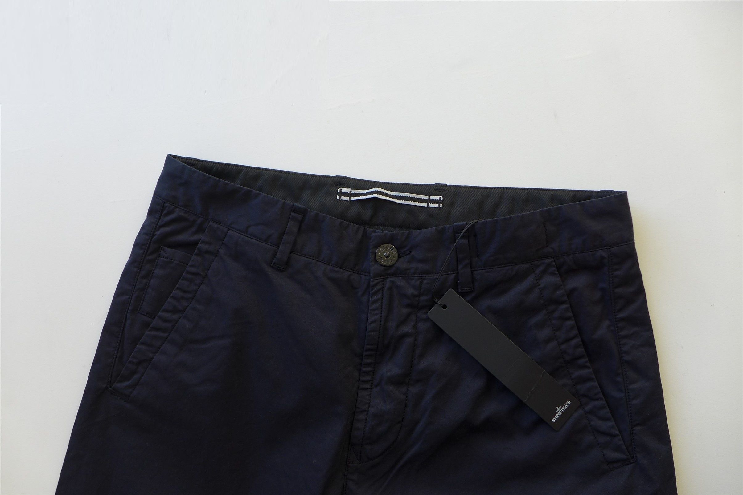 Stone Island Stone Island Trousers - Navy Cotton - 32" Waist Size US 30 / EU 46 - 4 Thumbnail
