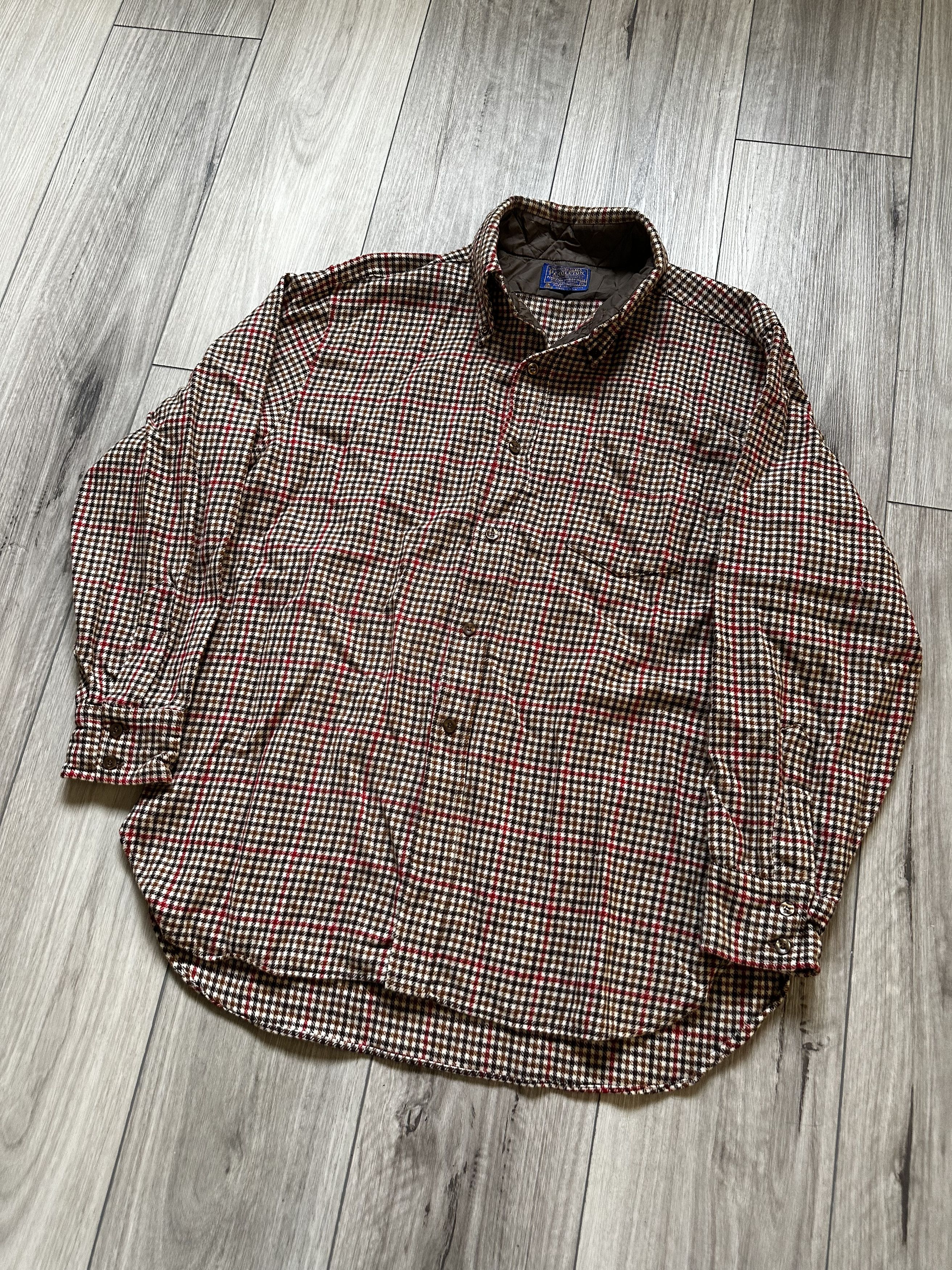 Vintage Pendleton Tartan Wool Button Up Vintage Shirt Size US XL / EU 56 / 4 - 3 Thumbnail