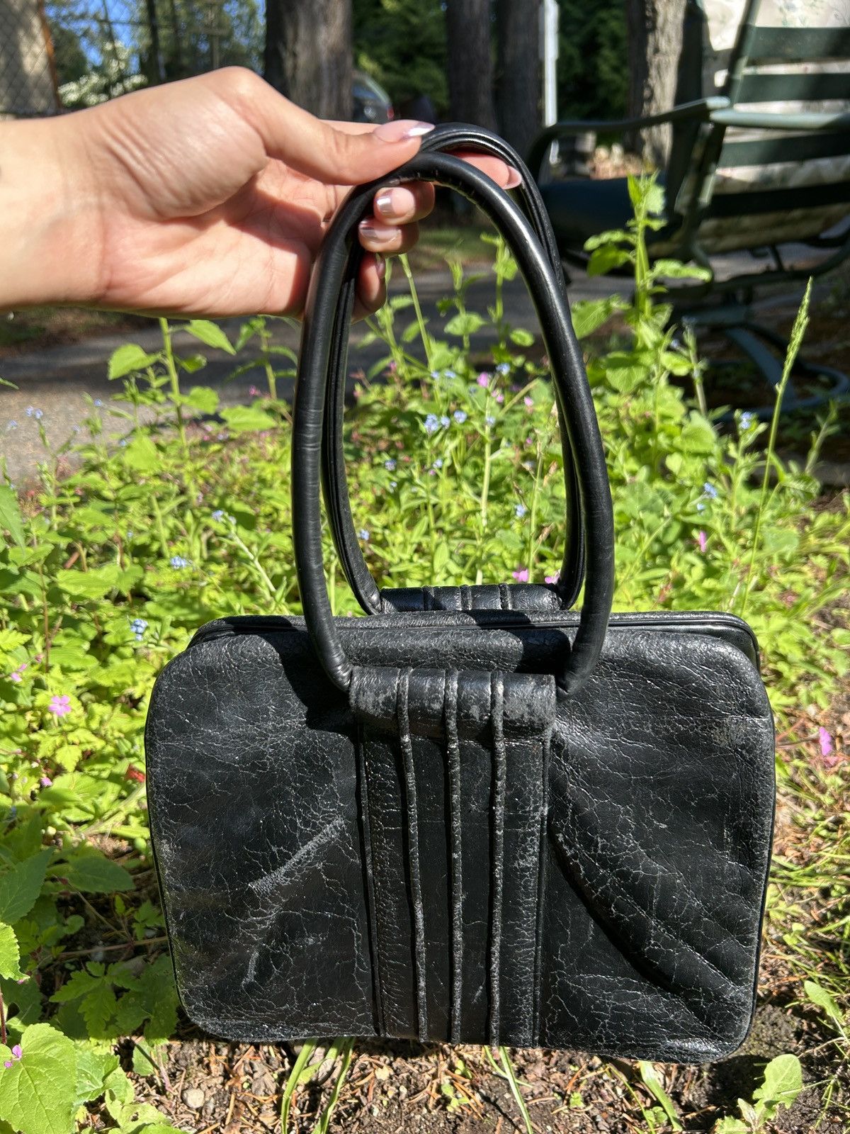 Vintage Leather x Handbag x Vintage Size ONE SIZE - 1 Thumbnail