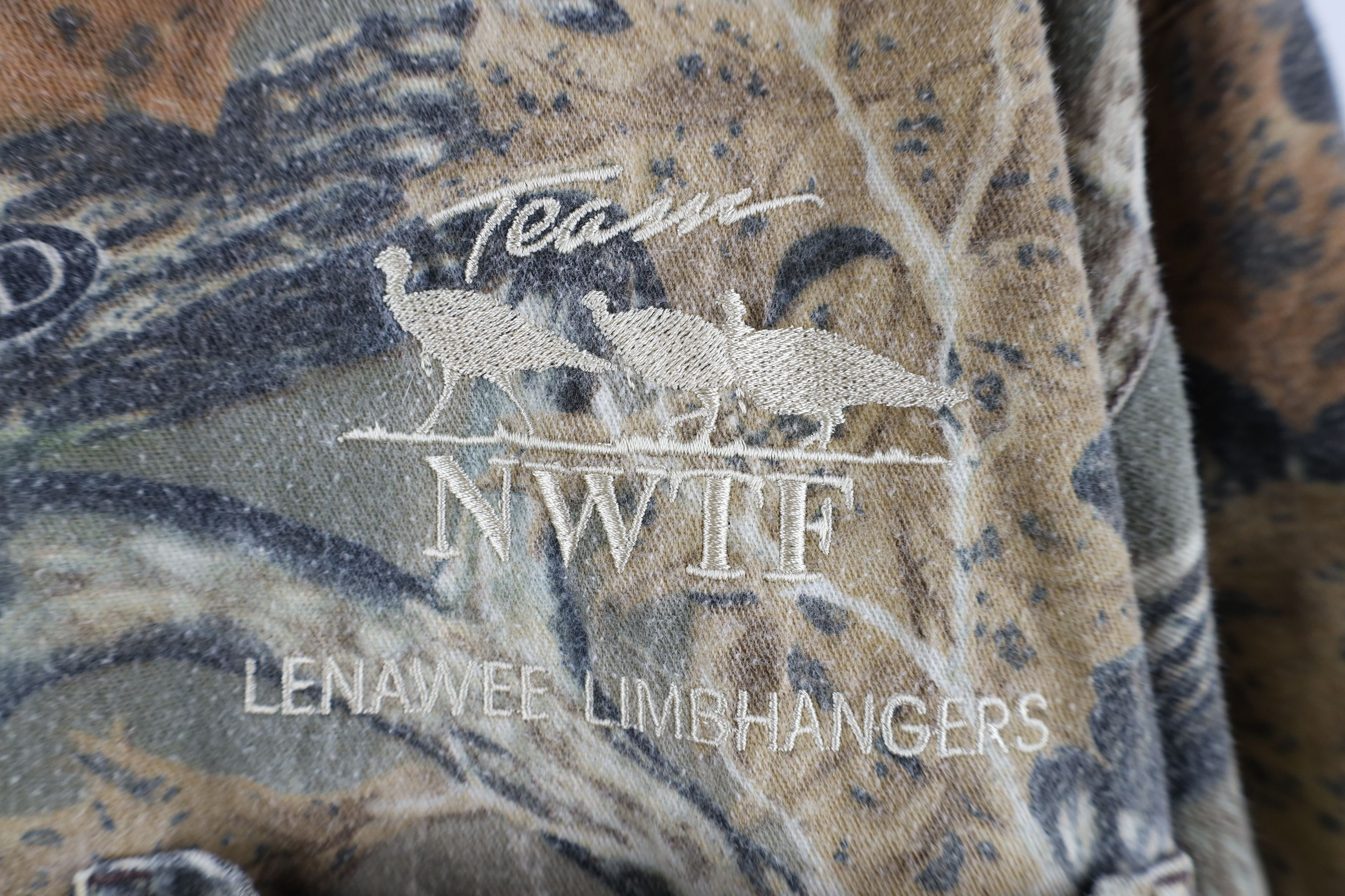 Cabelas Vintage Cabelas NWTF Camouflage Chamois Cloth Button Shirt Size US XL / EU 56 / 4 - 4 Thumbnail