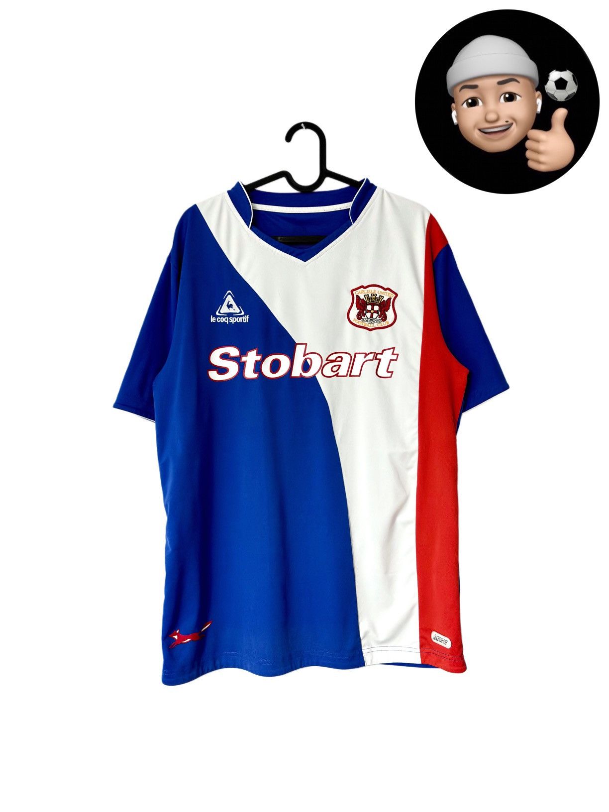 Le Coq Sportif × Vintage 2007 2009 Carlisle United Le coq Sportif Home Soccer Jersey Size US M / EU 48-50 / 2 - 1 Thumbnail