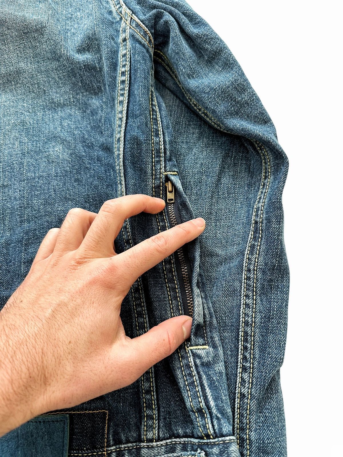 Visvim Sz2 16SS SS 101 Damaged Indigo Jacket Size US M / EU 48-50 / 2 - 9 Thumbnail