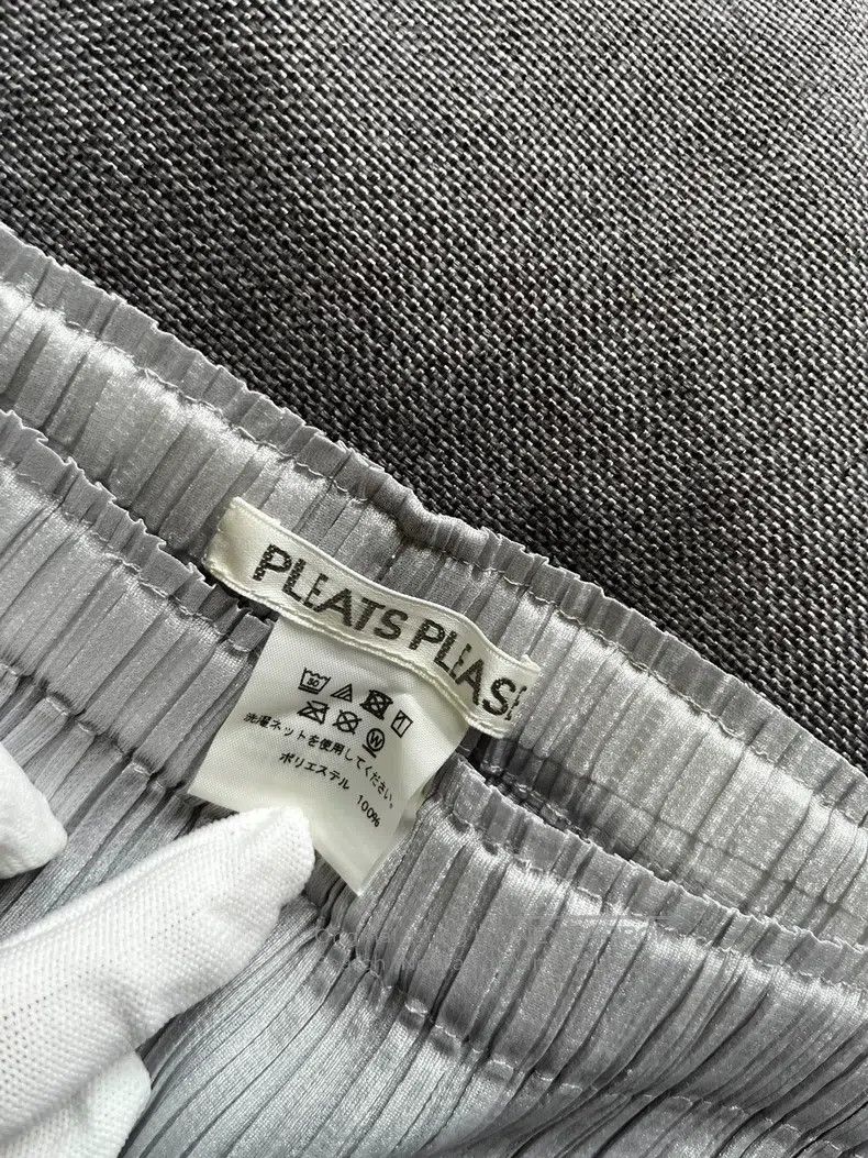 Issey Miyake Issey Miyake size:5 Straight Pleated Wide-leg Pants Size 22" - 2 Thumbnail