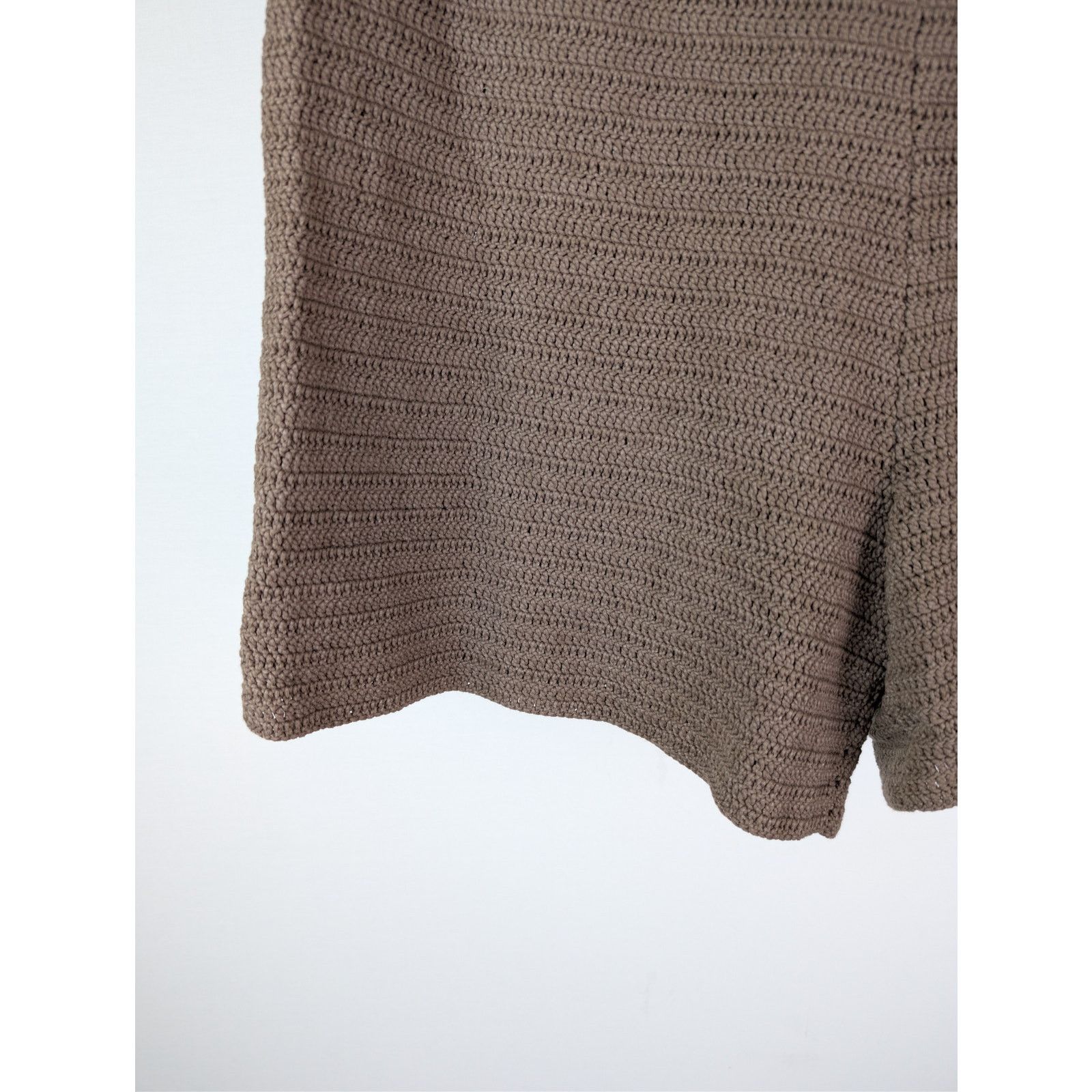 Nanushka o1rshd1 CC20 Caden Crochet-Knit Shorts in Brown Size US 32 / EU 48 - 7 Thumbnail