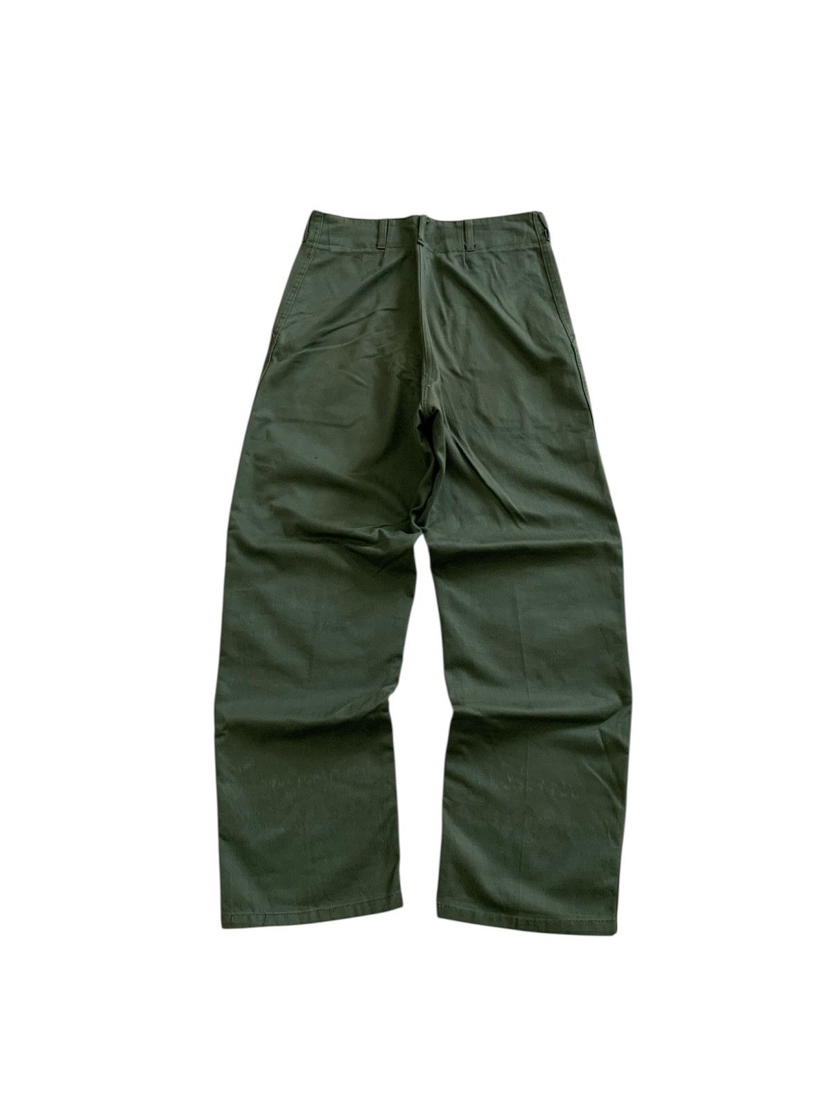 Japanese Brand Vintage 80s South Korean Army HBT Og Trousers Size US 30 / EU 46 - 6 Thumbnail