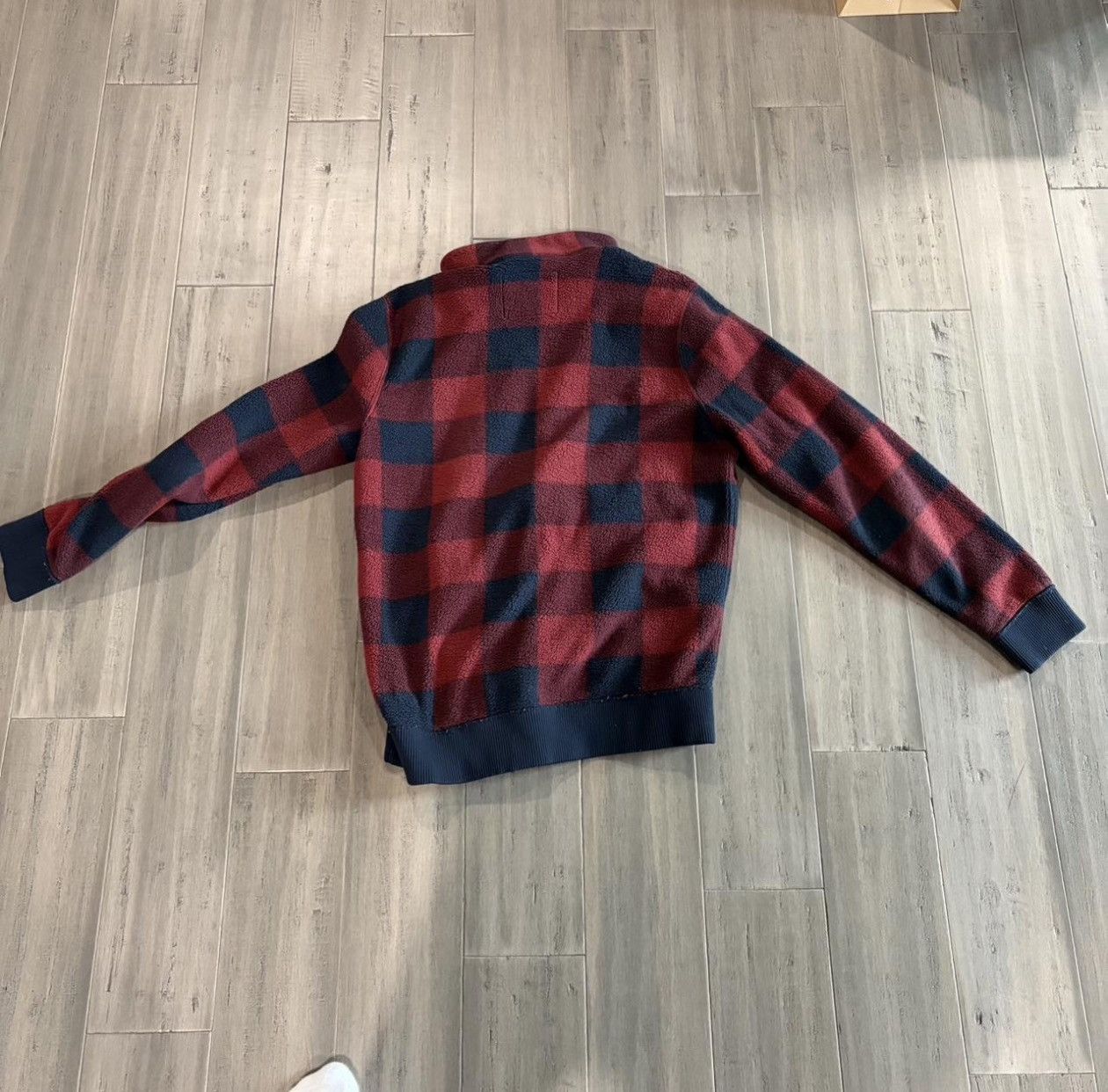 Abercrombie & Fitch Red and Navy Abercrombie and Fitch Quarter Zip Size US S / EU 44-46 / 1 - 3 Thumbnail
