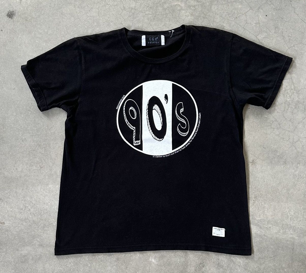 Japanese Brand GGD EDITION NIRVANA KURT COBAIN BAND TEE Size US M / EU 48-50 / 2 - 1 Thumbnail