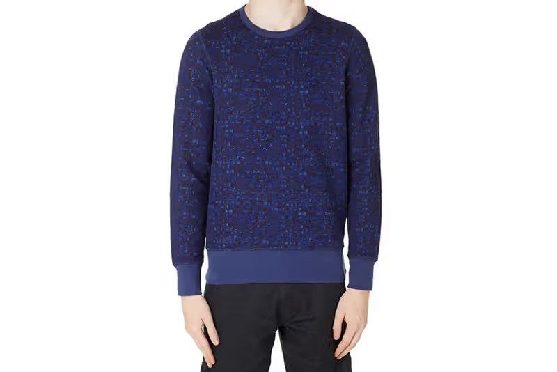 Barbour Barbour White Mountaineering Mens Blue Crewneck Sweatshirt Size US L / EU 52-54 / 3 - 3 Thumbnail