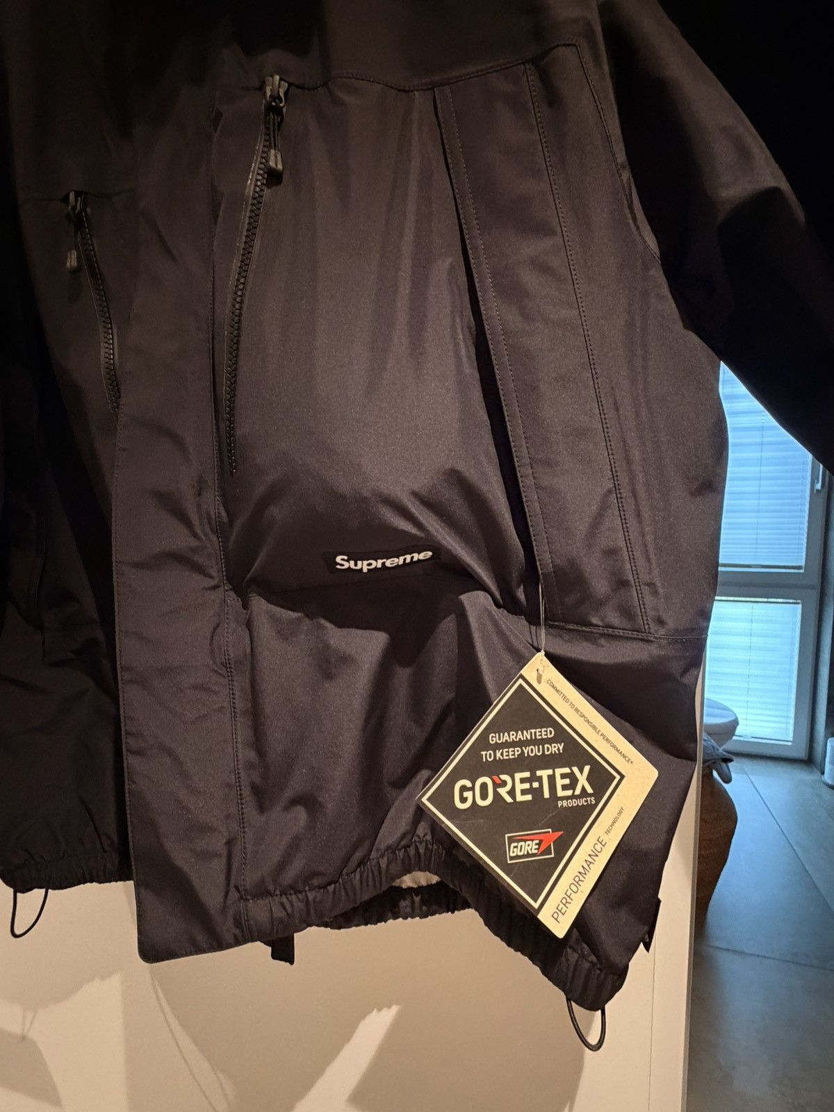 Supreme Supreme Gore-Tex Jacket Black (Waterproof Shell) Size US L / EU 52-54 / 3 - 2 Thumbnail